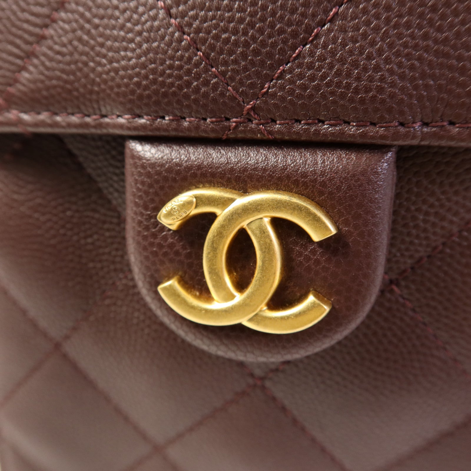 CHANEL 牛皮皮革Chanel 25 Small金扣鏈帶肩背袋