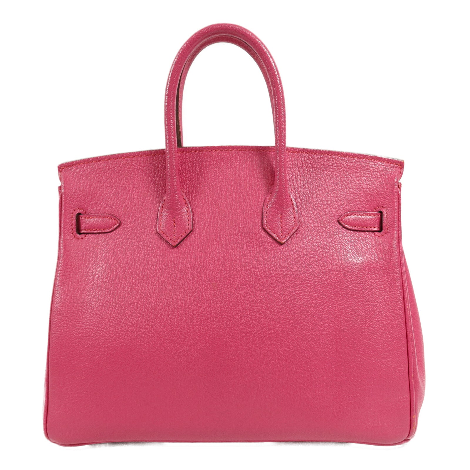 HERMES Chevre皮革Birkin 25手挽袋Rose Pourpre
