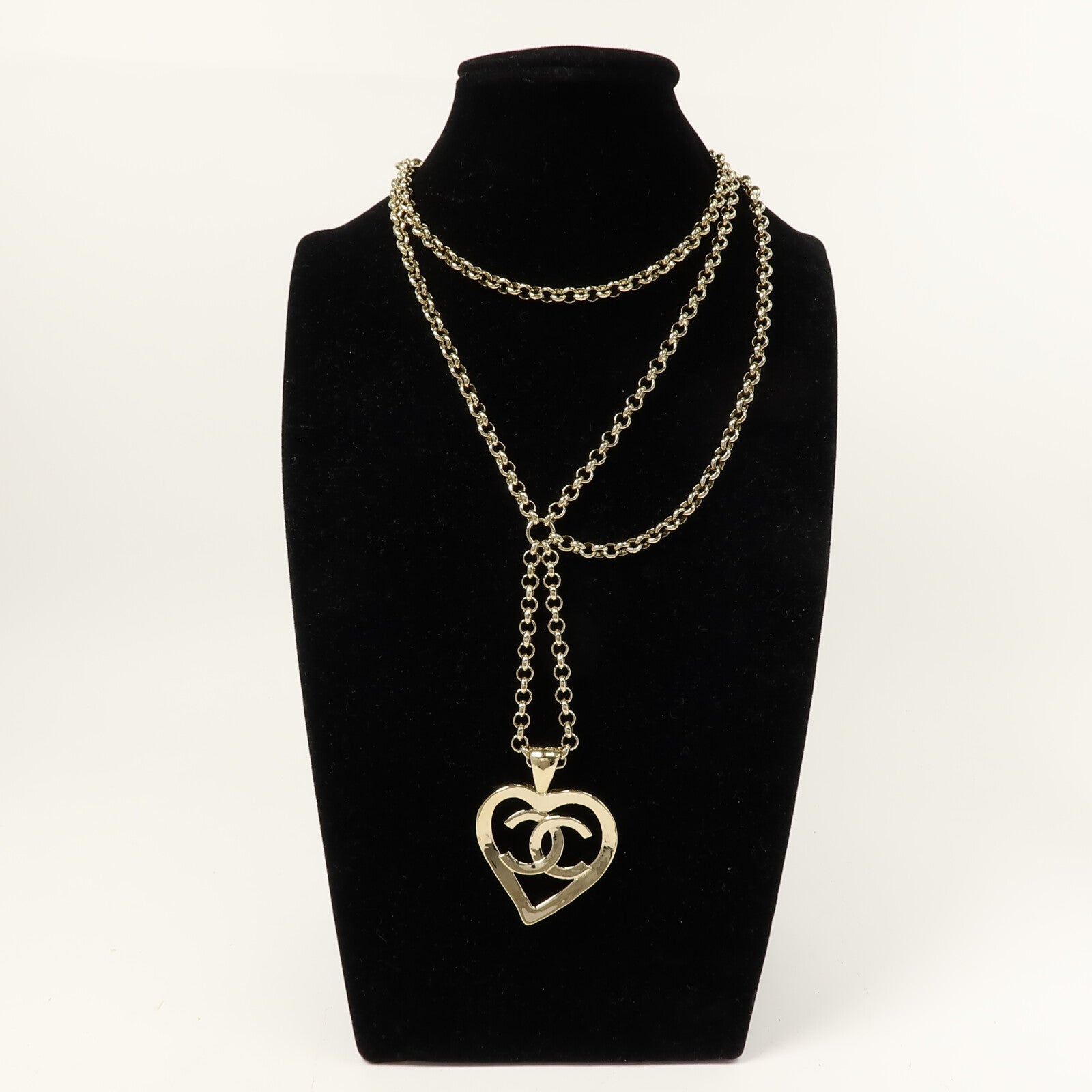 CHANEL 金屬Heart Chocker項鍊