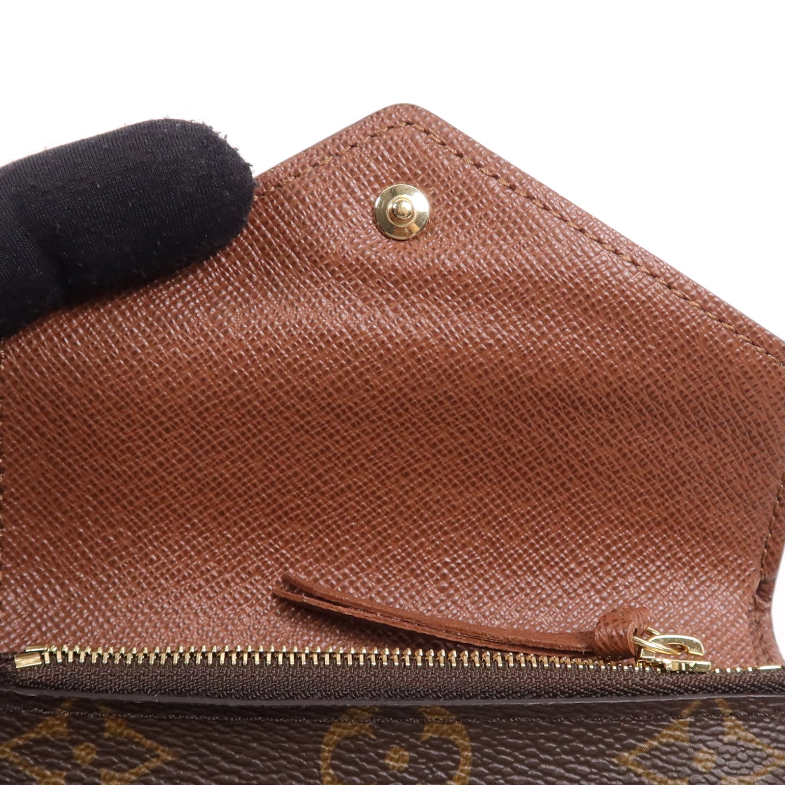 LOUIS VUITTON Monogram Victorine Wallet金扣錢包
