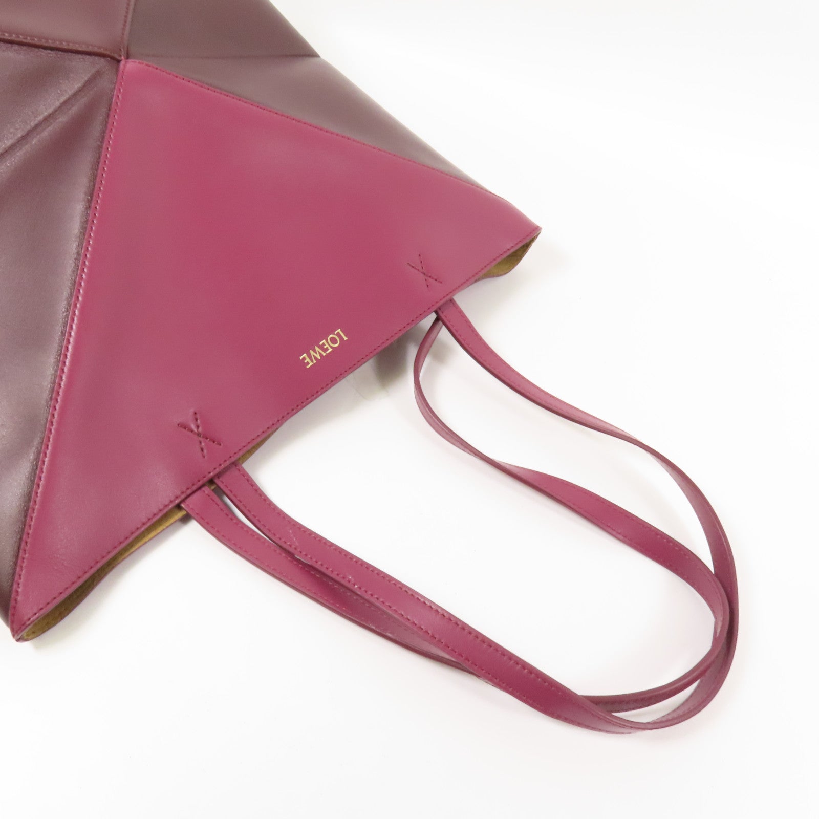 LOEWE 牛皮皮革Puzzle Fold Tote肩背袋
