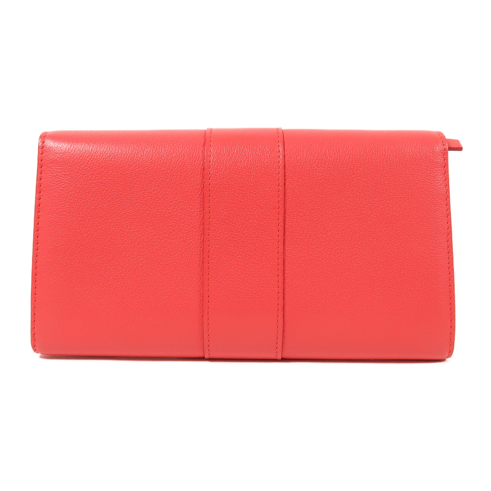 Delvaux 牛皮皮革Brillant Long Wallet銀扣長錢包