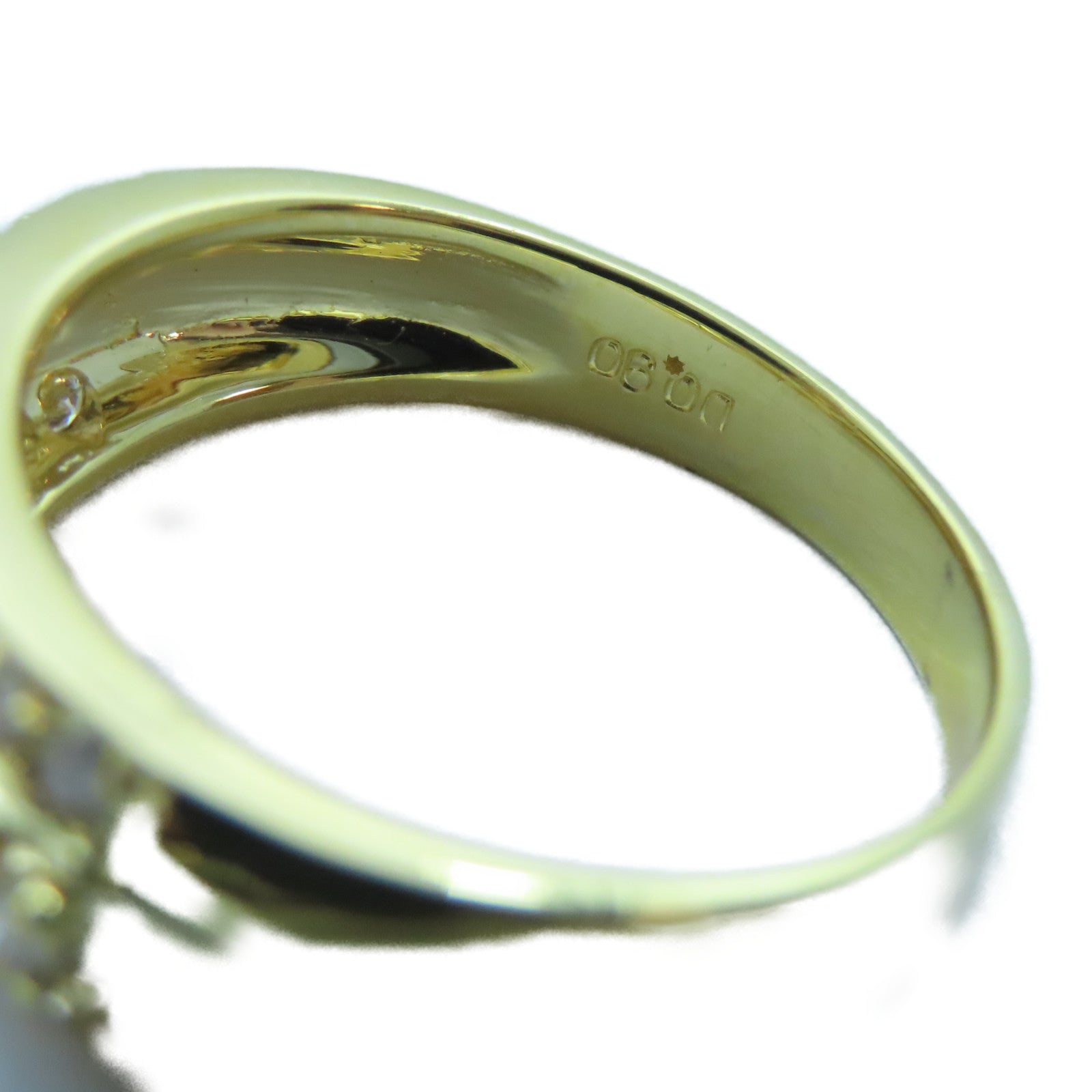JEWELRY 【激減優惠】18K黃金Diamond Ring 0.90ct鑽石戒指US#6.25