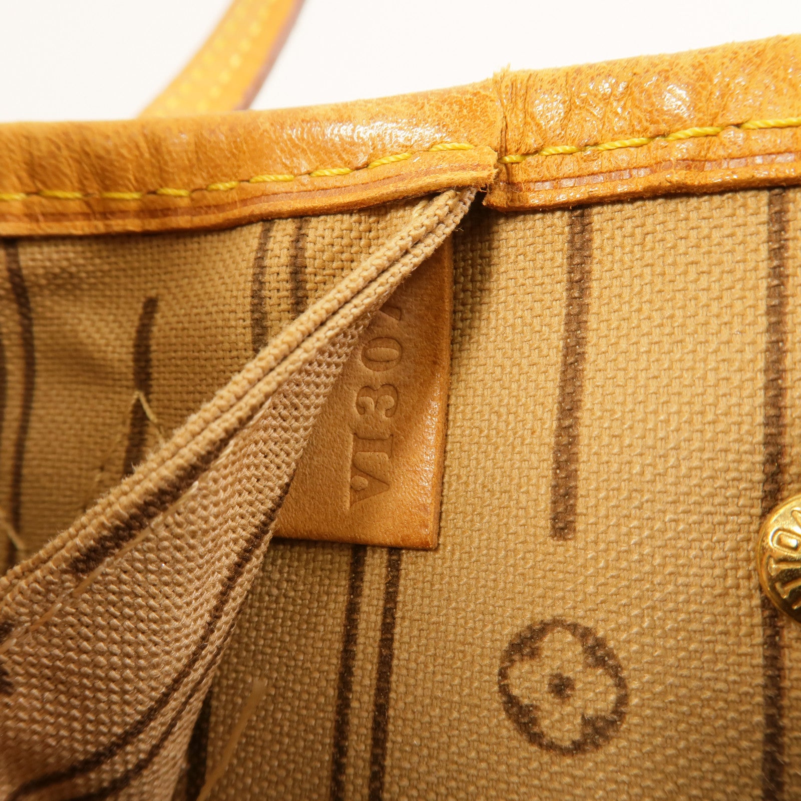 LOUIS VUITTON Monogram Neverfull PM金扣肩背袋