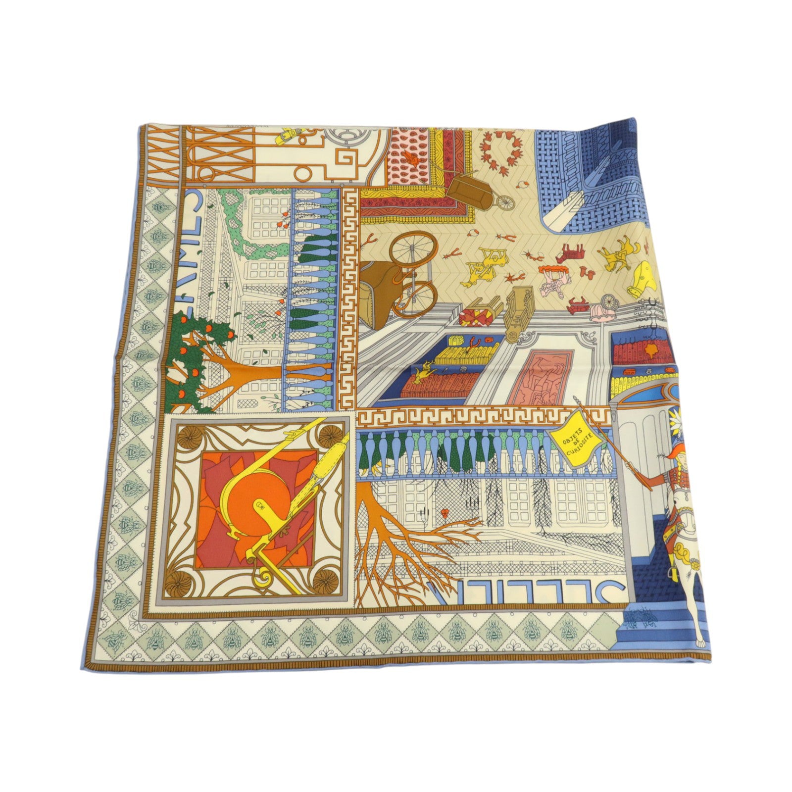 HERMES 絲質Scarf 90x90cm絲巾