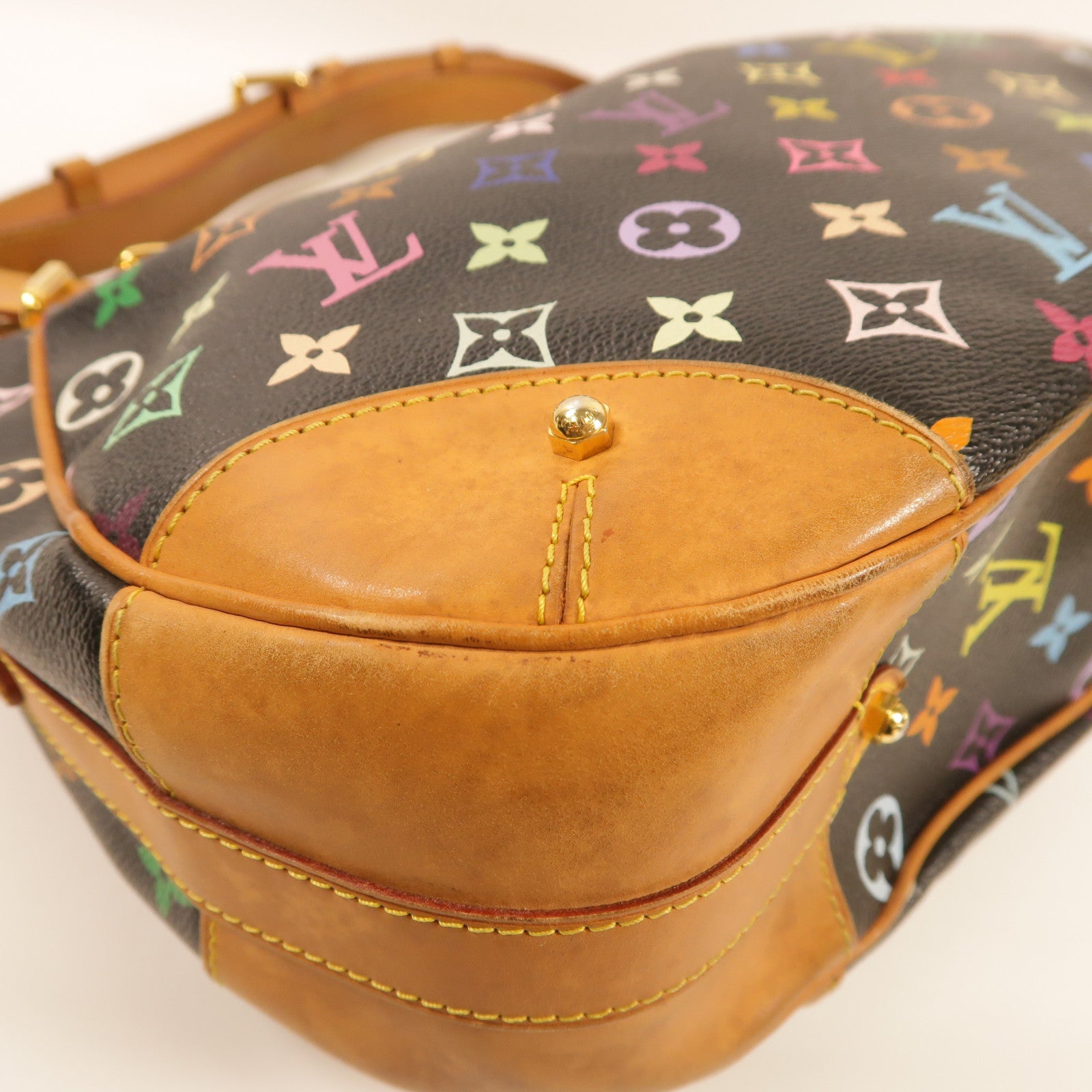 LOUIS VUITTON Monogram Multicolore Greta金扣肩背袋