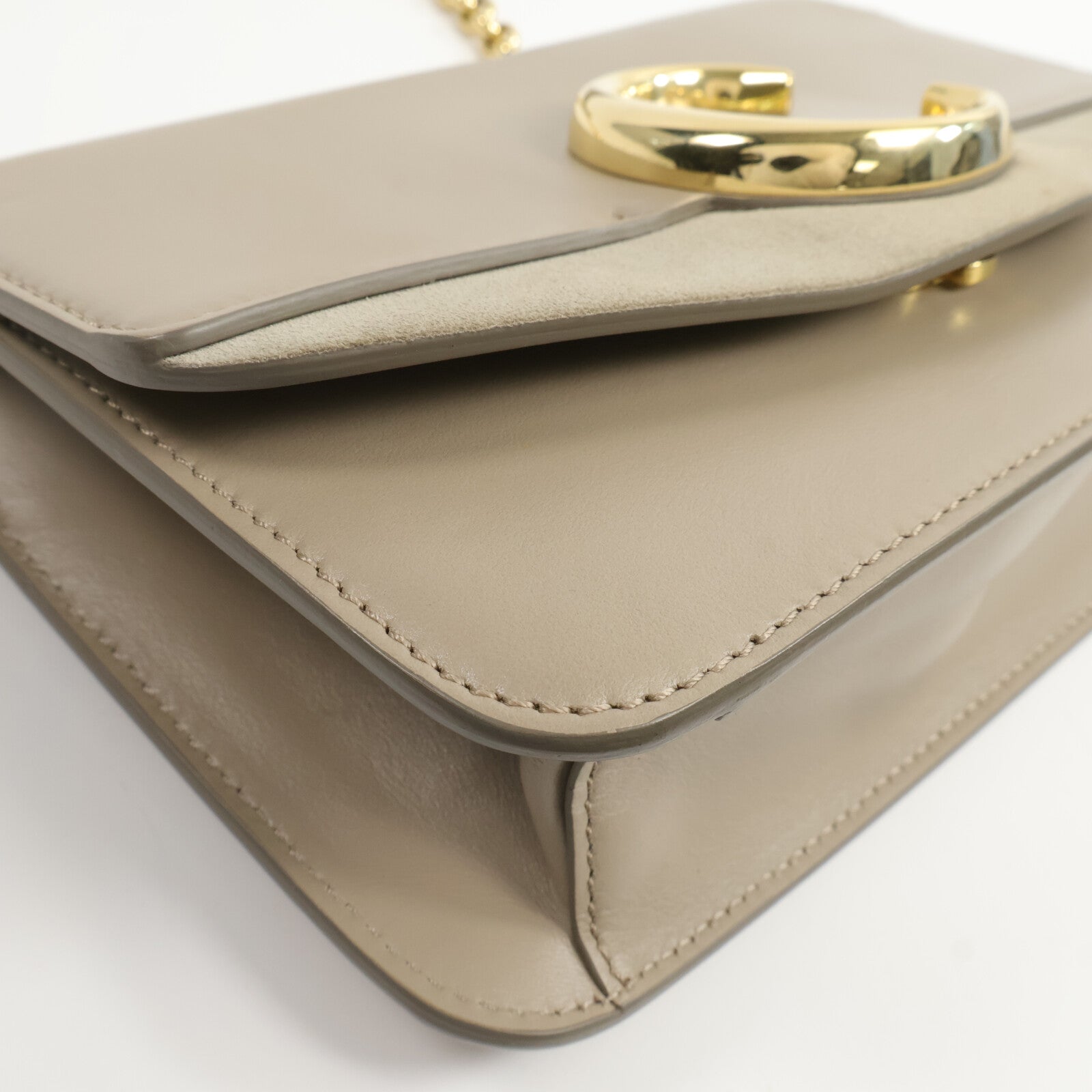 Chloe 牛皮皮革C Chain Bag鏈帶肩背袋