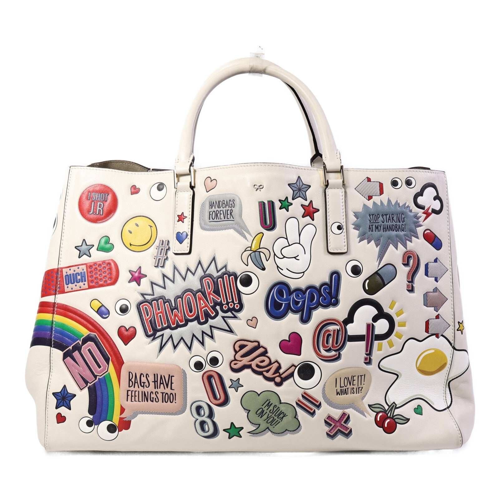 ANYA HINDMARCH 牛皮皮革Tote Bag手挽袋