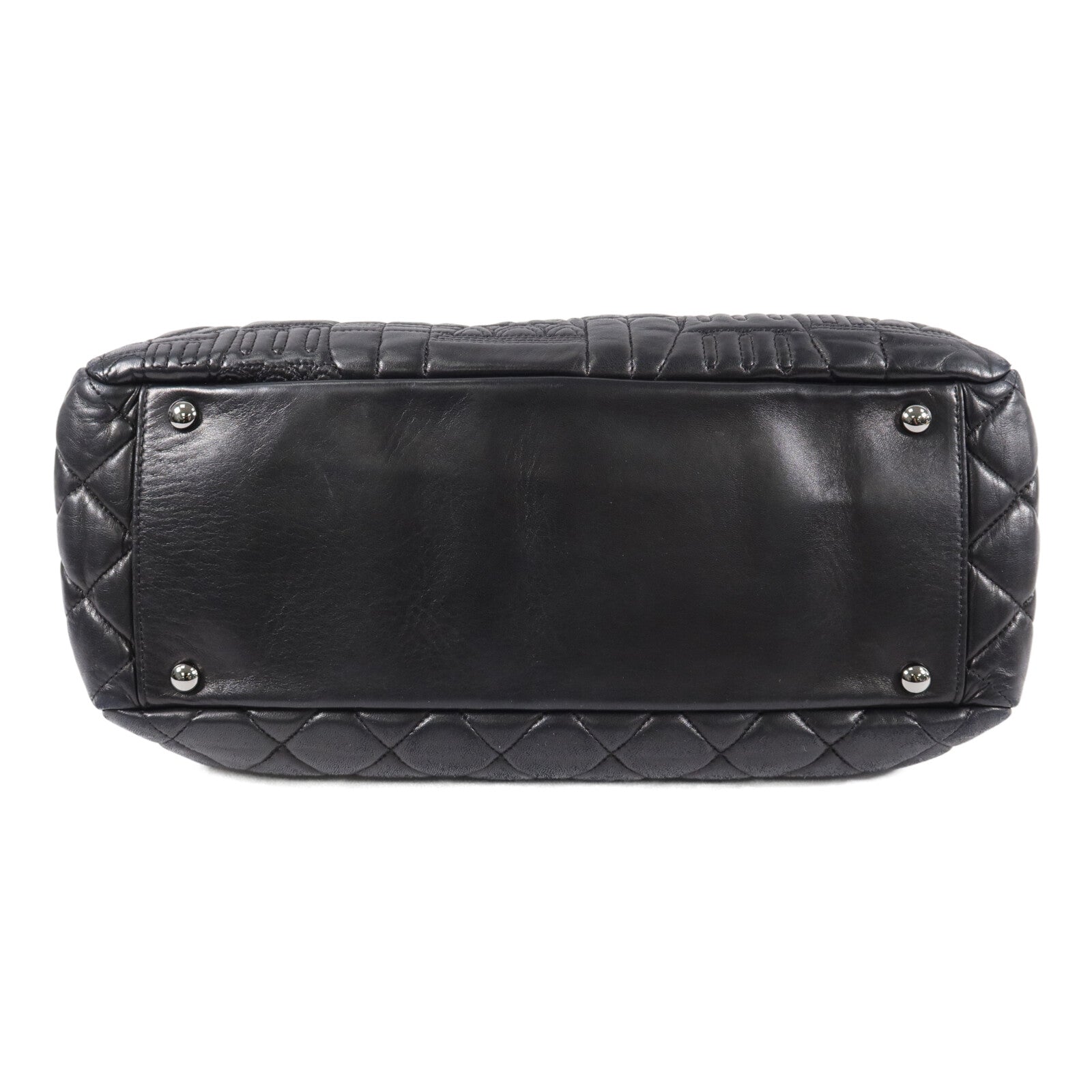 CHANEL 羊皮皮革Paris Moscow Tote鏈帶肩背袋