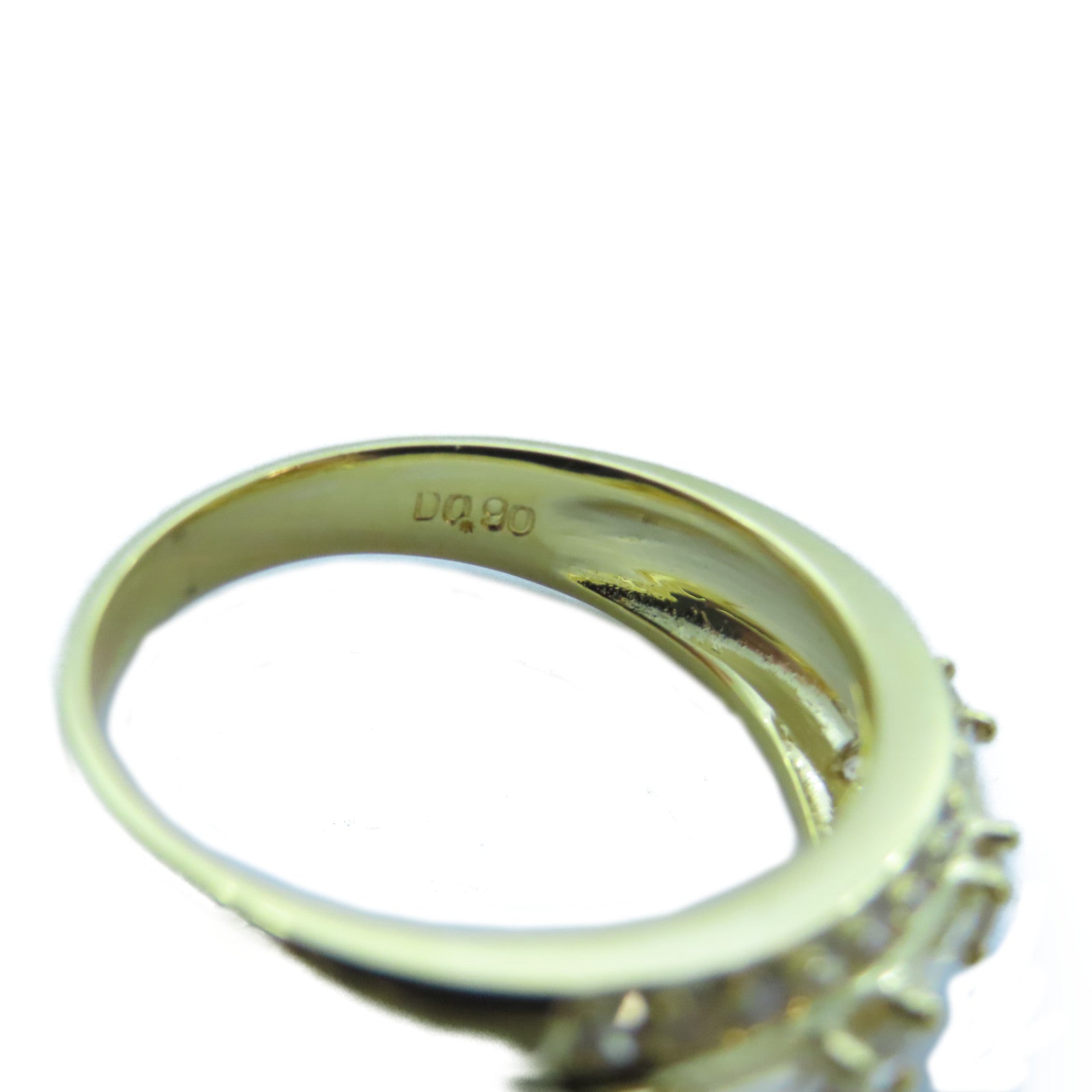 JEWELRY 【激減優惠】18K黃金Diamond Ring 0.90ct鑽石戒指US#6.25