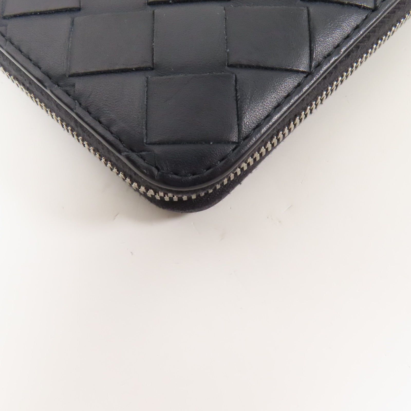 BOTTEGA VENETA 【激減優惠】牛皮皮革Long Wallet銀扣長錢包