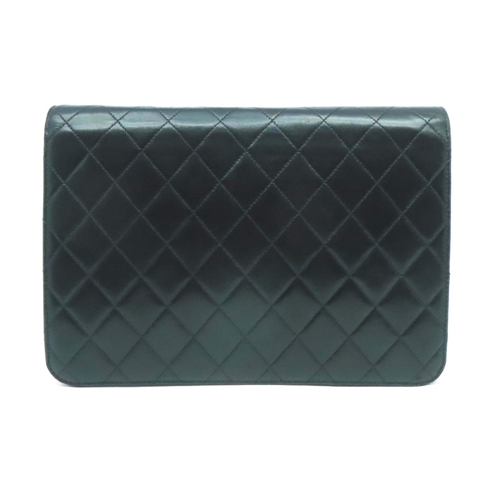 CHANEL 【激減優惠】菱格羊皮皮革Chain Shoulder金扣鏈帶肩背袋黑色