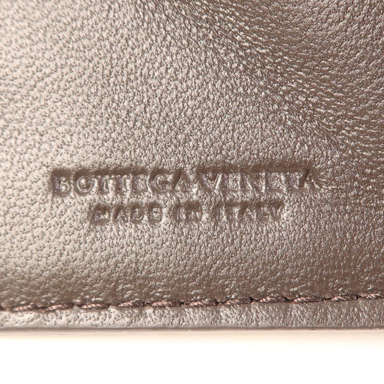 BOTTEGA VENETA 牛皮皮革Wallet銀扣錢包