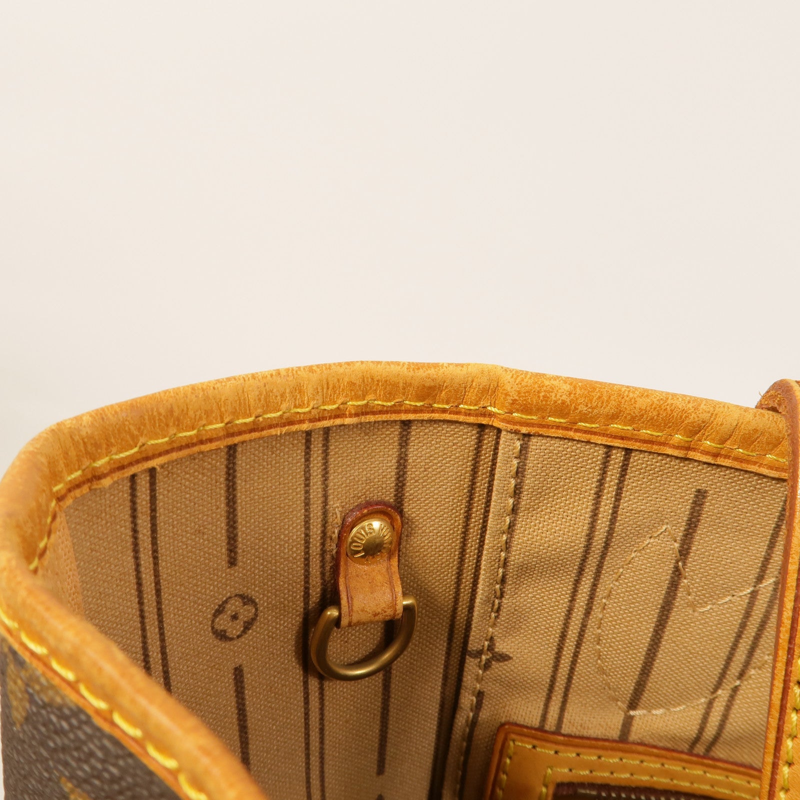 LOUIS VUITTON Monogram Neverfull PM金扣肩背袋