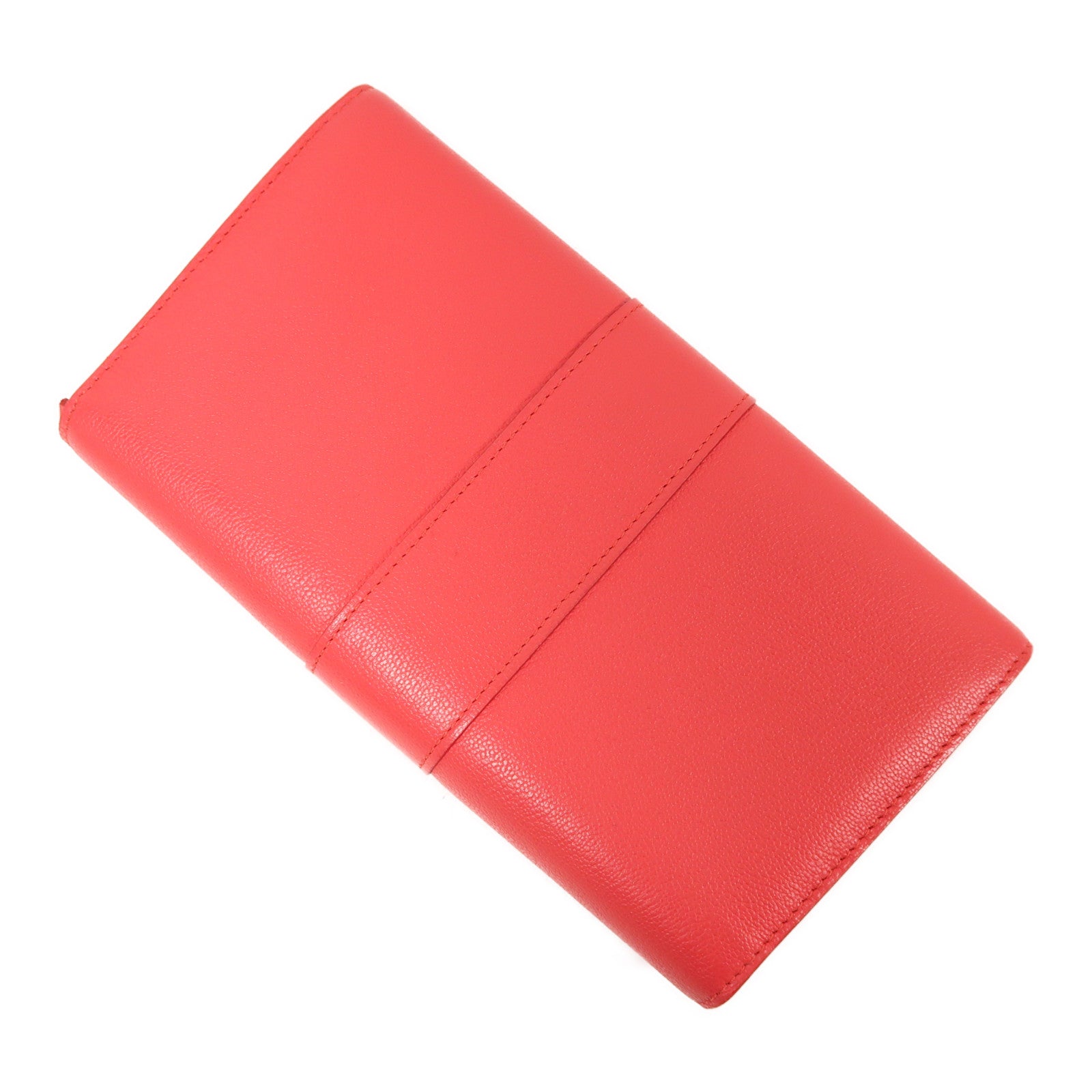 Delvaux 牛皮皮革Brillant Long Wallet銀扣長錢包