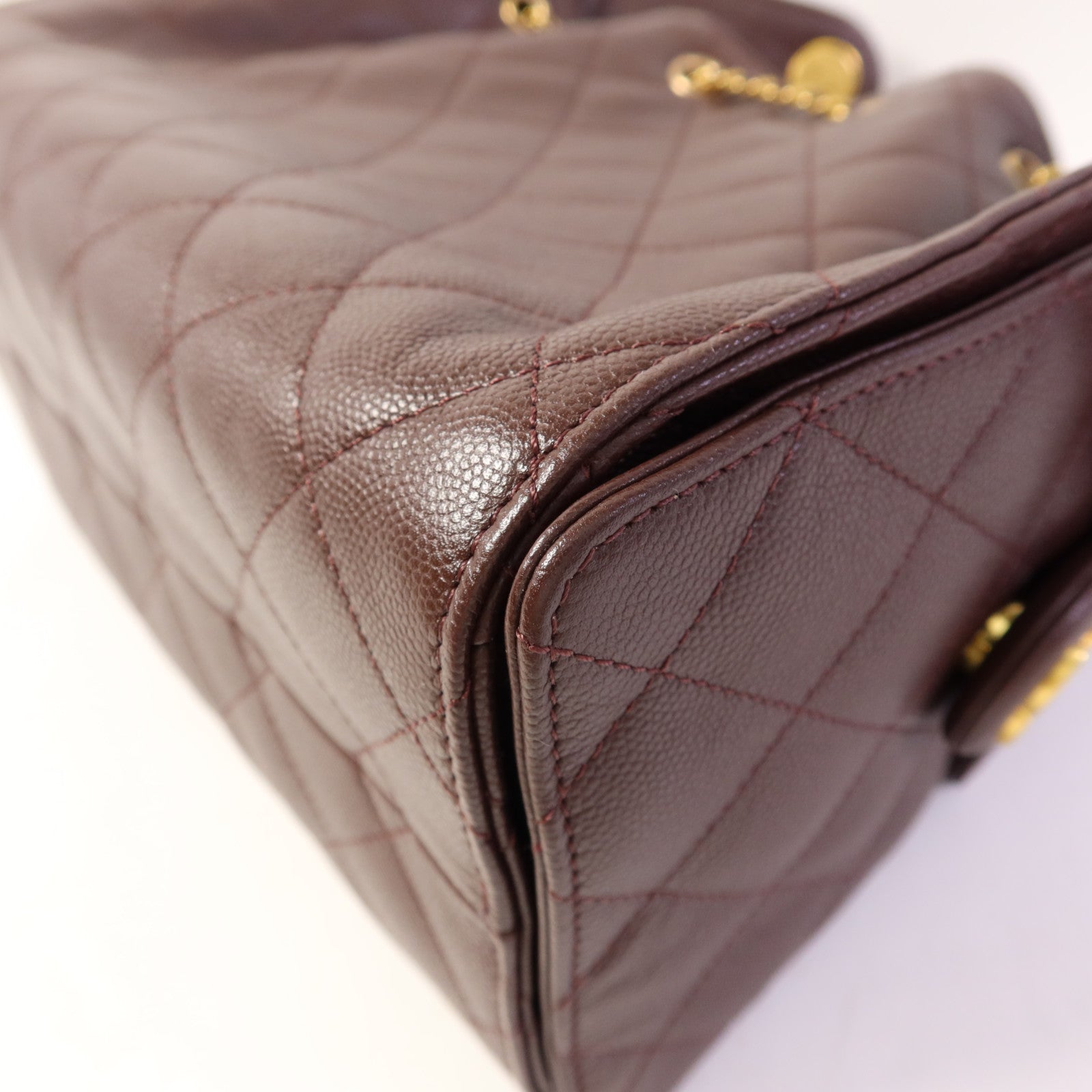 CHANEL 牛皮皮革Chanel 25 Small金扣鏈帶肩背袋