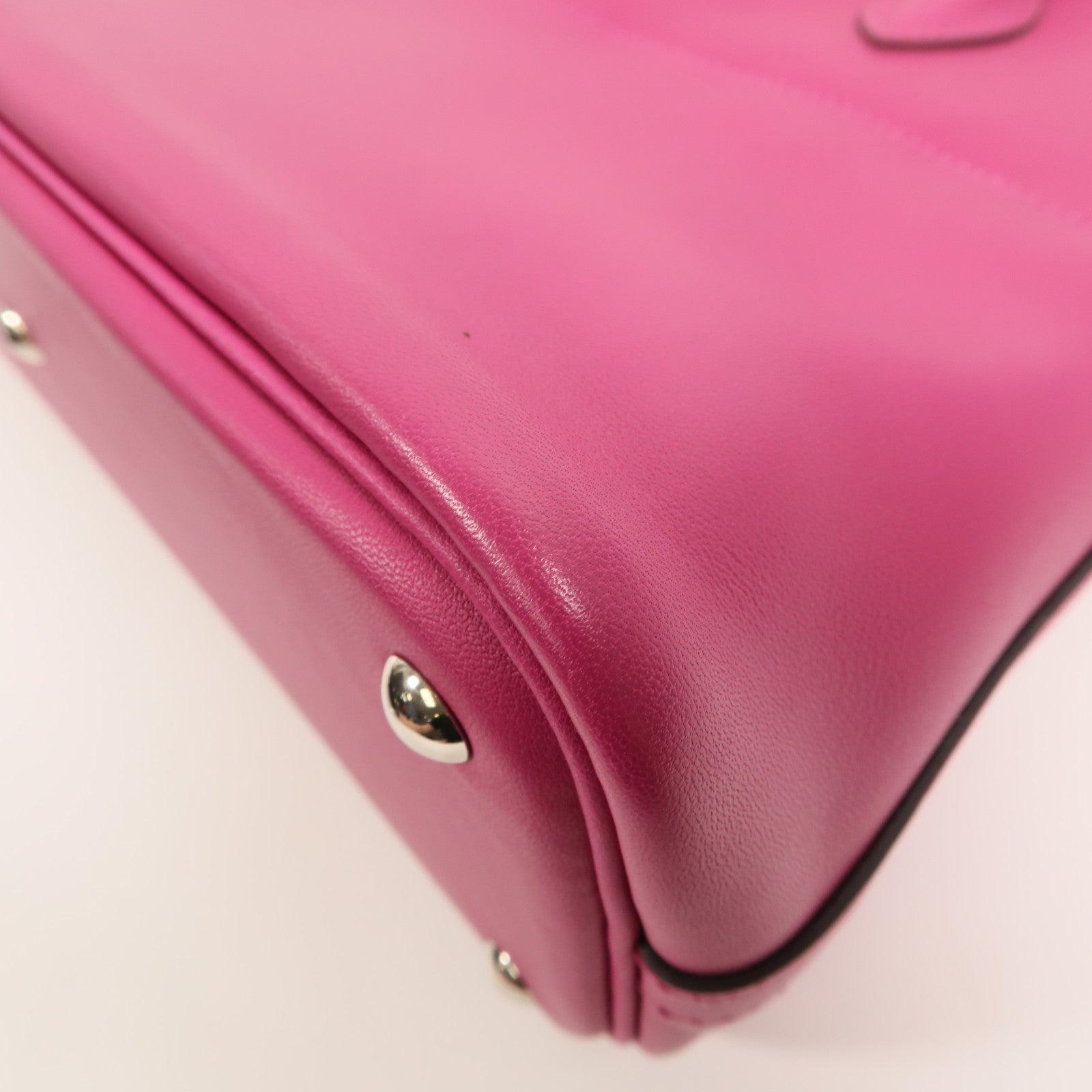 HERMES Veau Swift皮革Bolide 27手挽袋Rose Pourpre