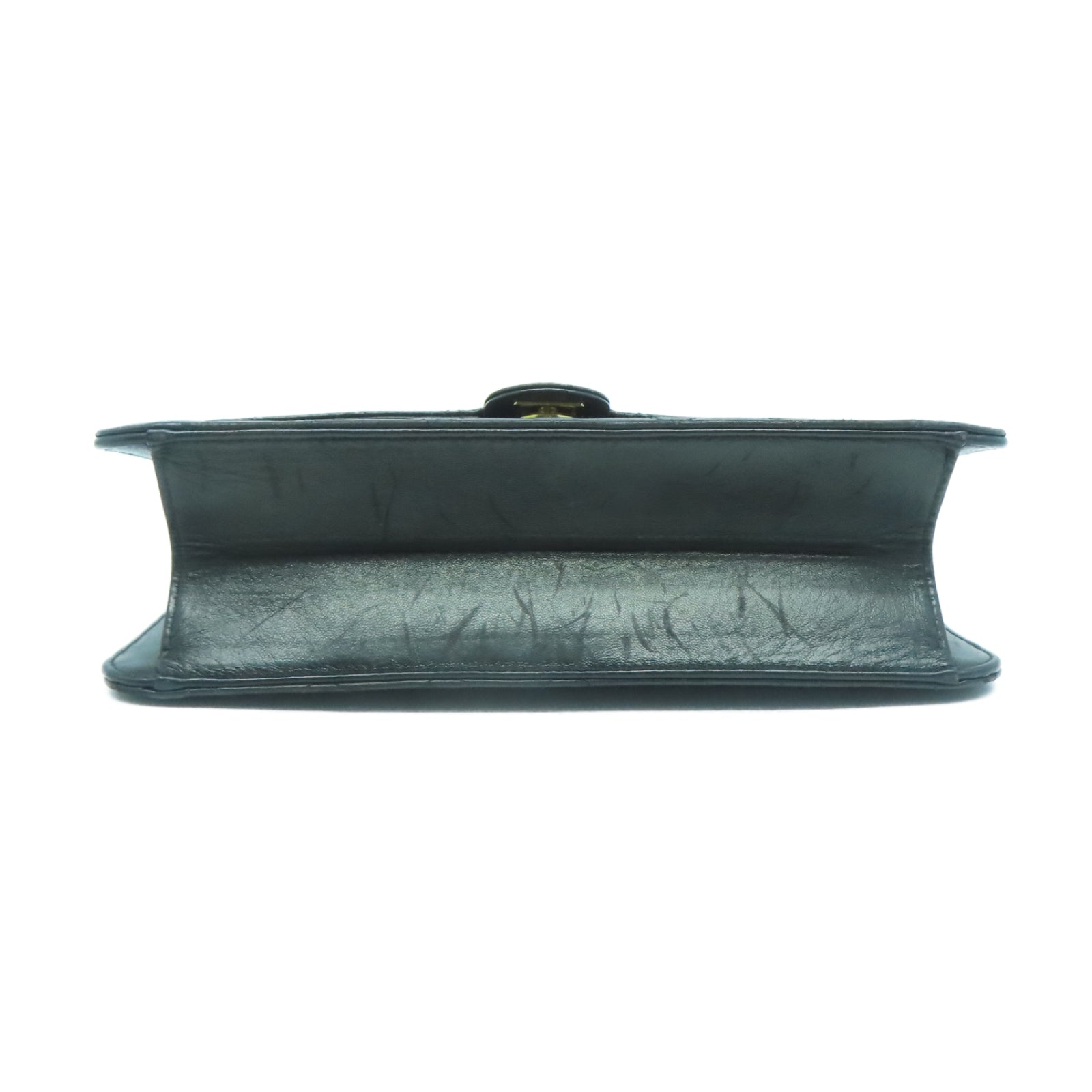 CHANEL 【激減優惠】菱格羊皮皮革Chain Shoulder金扣鏈帶肩背袋黑色