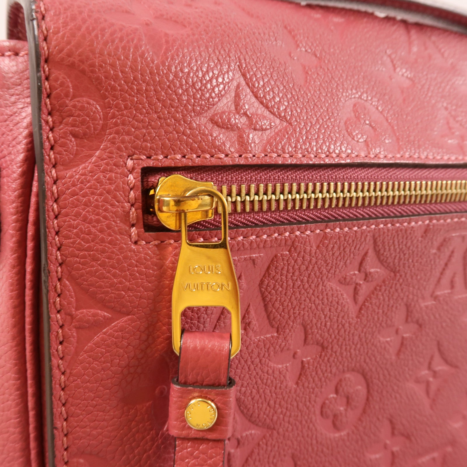 LOUIS VUITTON Monogram Empreinte Pochette Metis金扣手挽肩背兩用袋