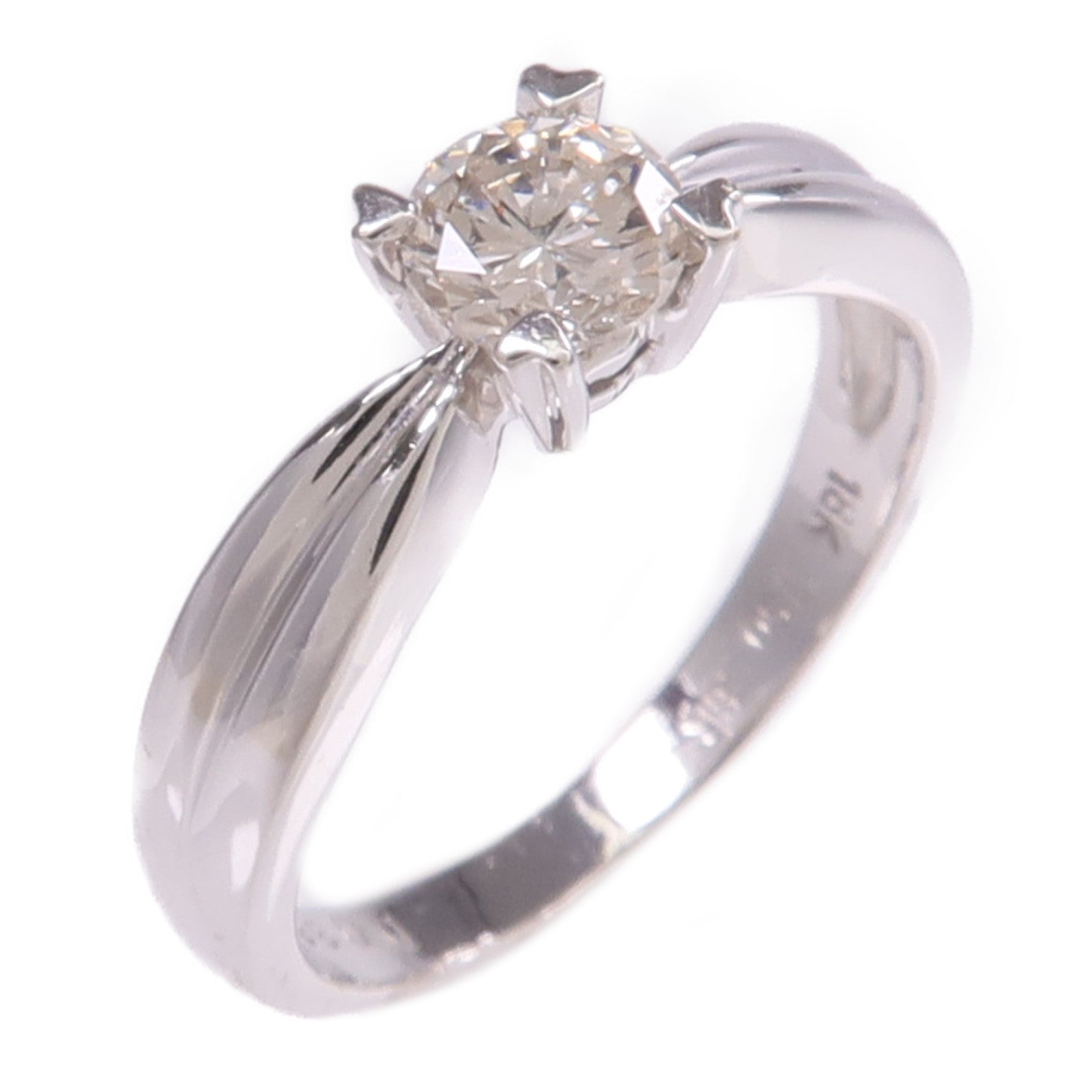 JEWELRY 【激減優惠】18K白金Diamond Ring鑽石戒指US#3.75