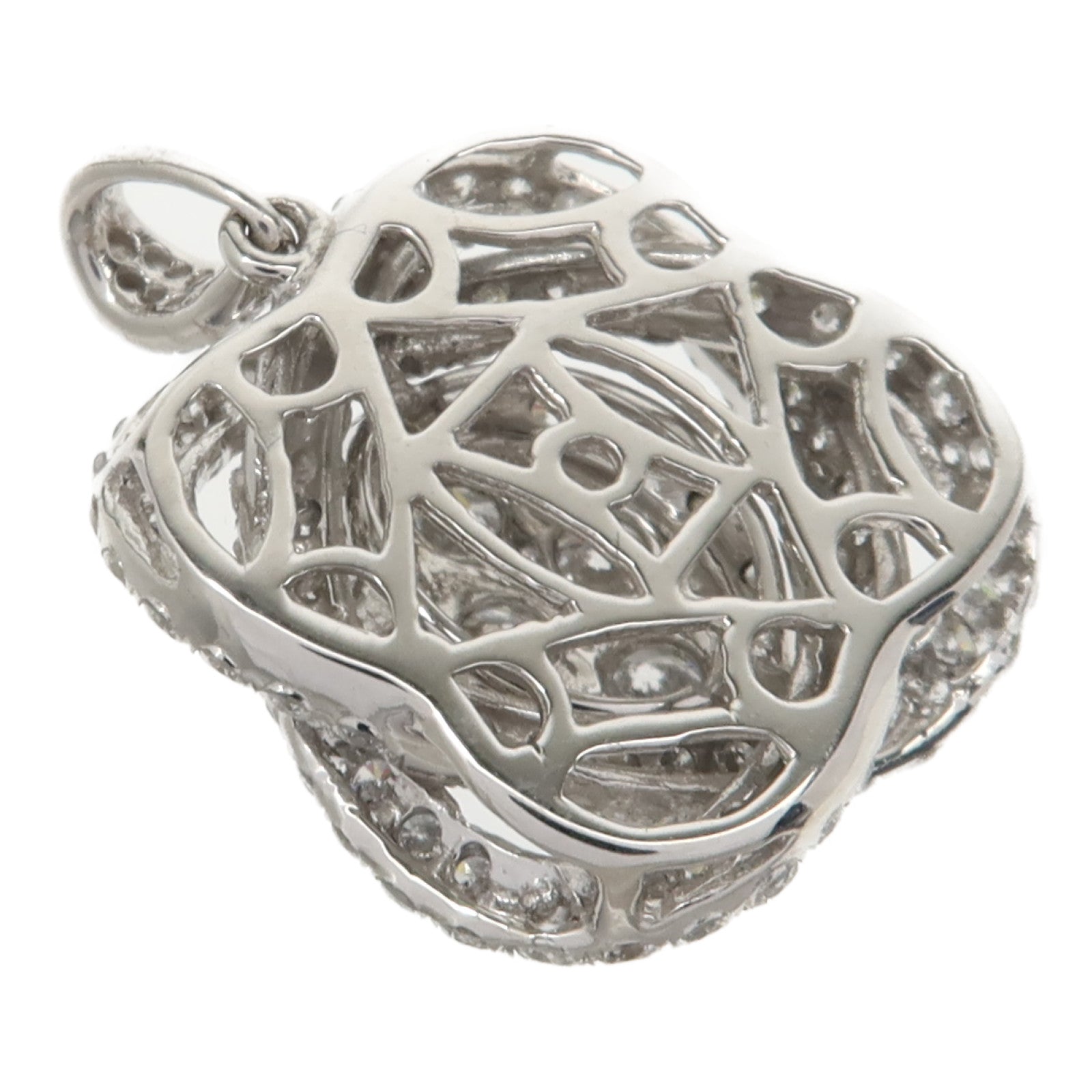 JEWELRY 18K白金Diamond Pendant Top鑽石吊墜