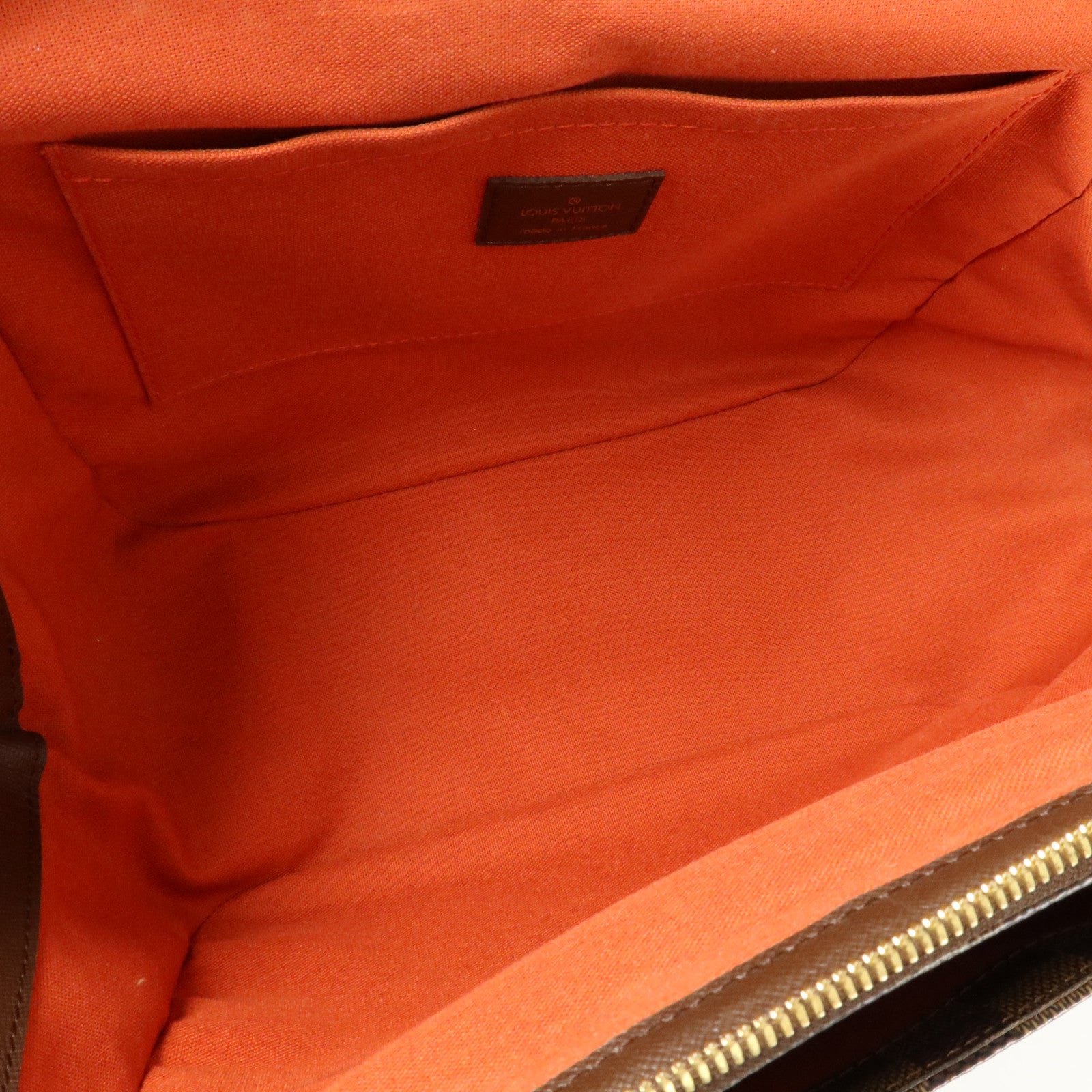 LOUIS VUITTON Damier Belem PM金扣手挽袋