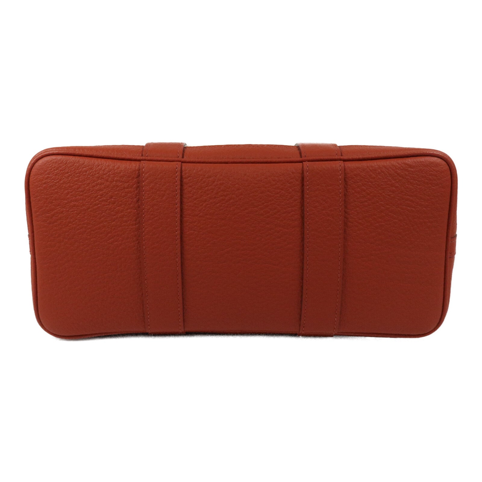 HERMES ToileChevron/Country皮革Garden Party TPM手挽袋Rouge Duchesse/Nata