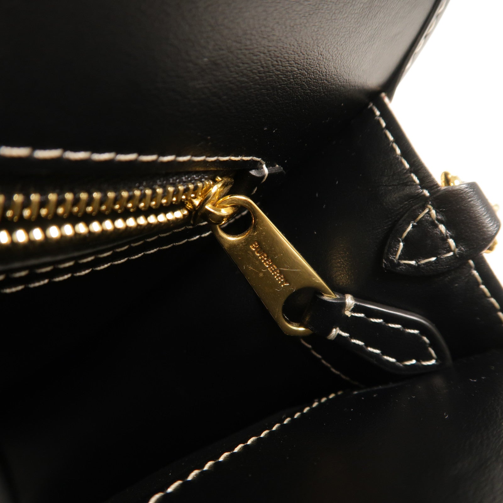 BURBERRY 帆布/皮革Mini Pocket Bag手挽肩背兩用袋