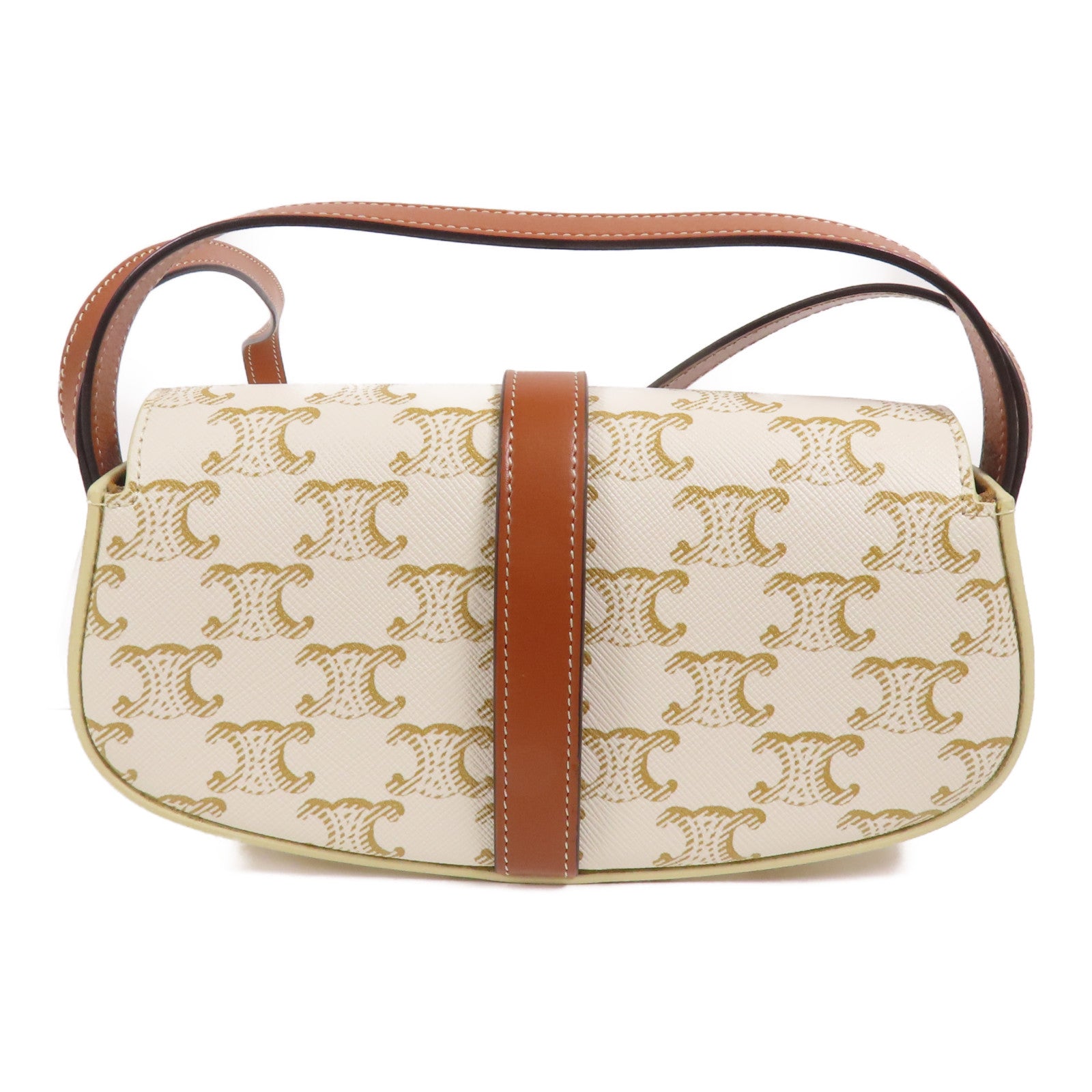 CELINE 塗層帆布Tabou Bag金扣手挽肩背兩用袋