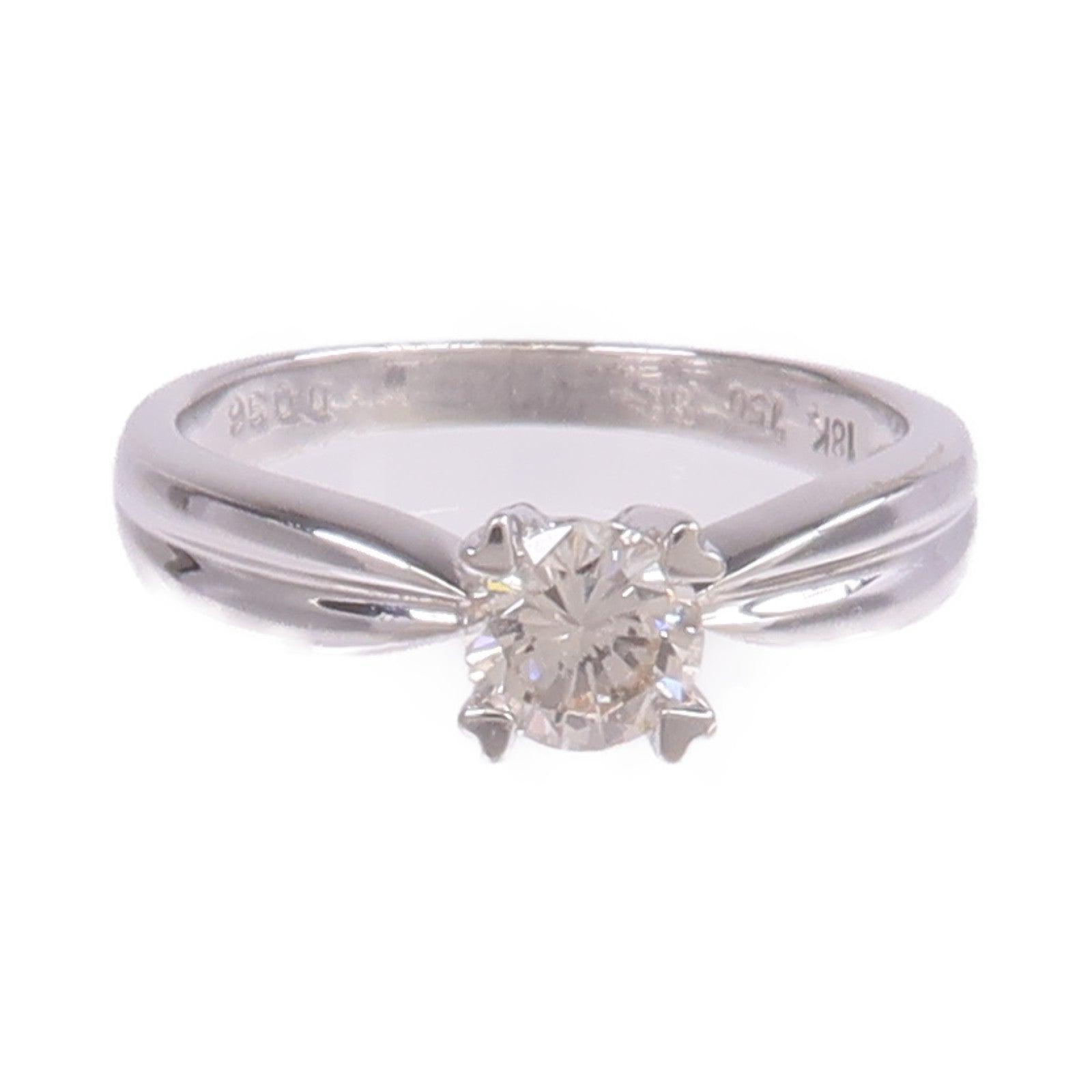 JEWELRY 【激減優惠】18K白金Diamond Ring鑽石戒指US#3.75