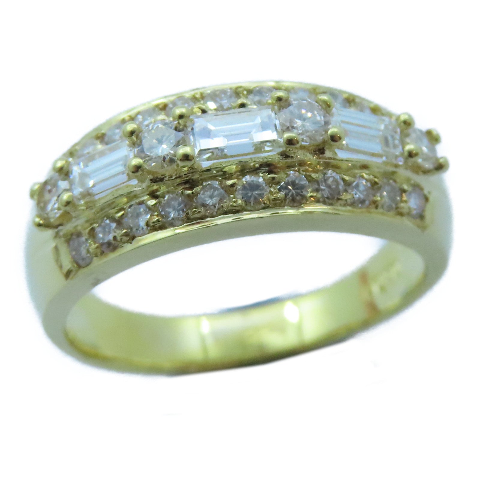 JEWELRY 【激減優惠】18K黃金Diamond Ring 0.90ct鑽石戒指US#6.25