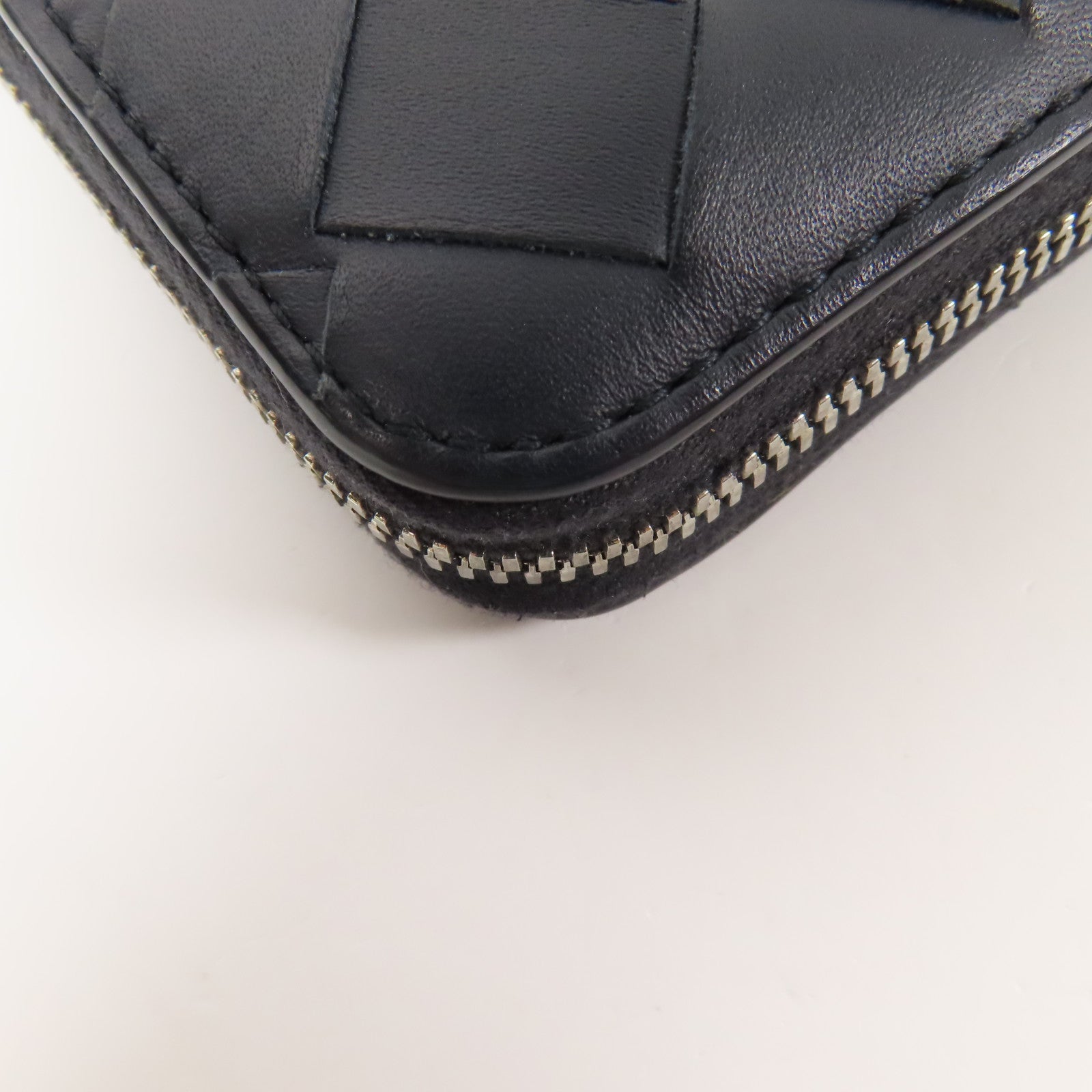 BOTTEGA VENETA 牛皮皮革Long Wallet銀扣長錢包