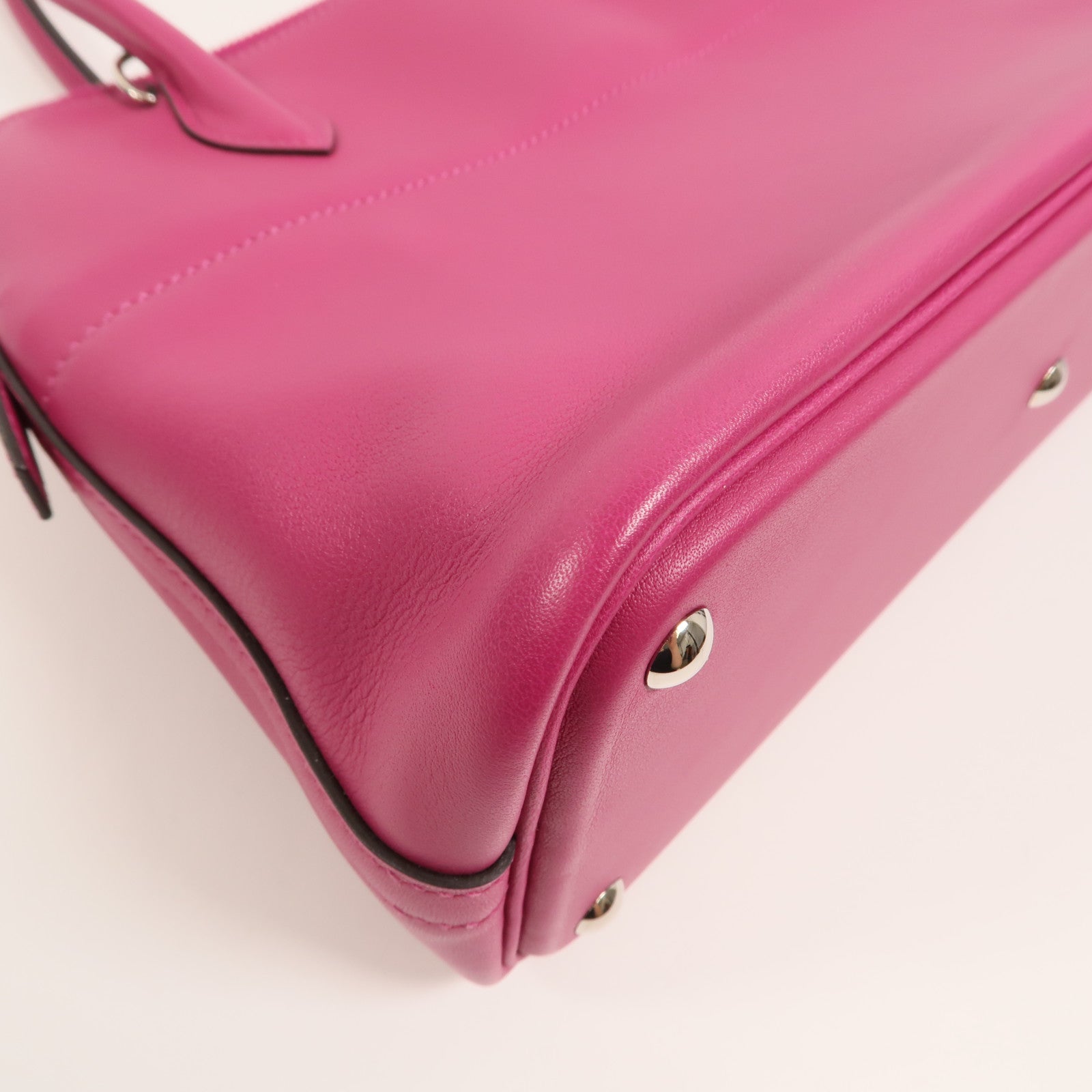 HERMES Veau Swift皮革Bolide 27手挽袋Rose Pourpre