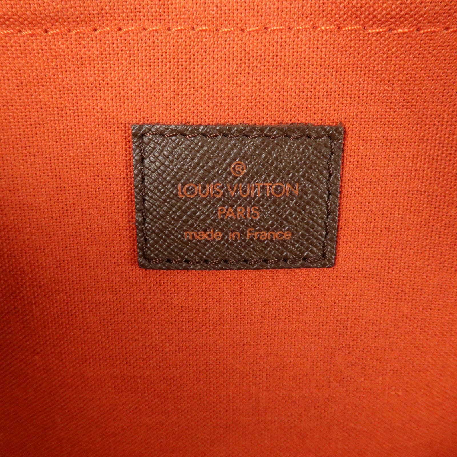 LOUIS VUITTON Damier Belem PM金扣手挽袋