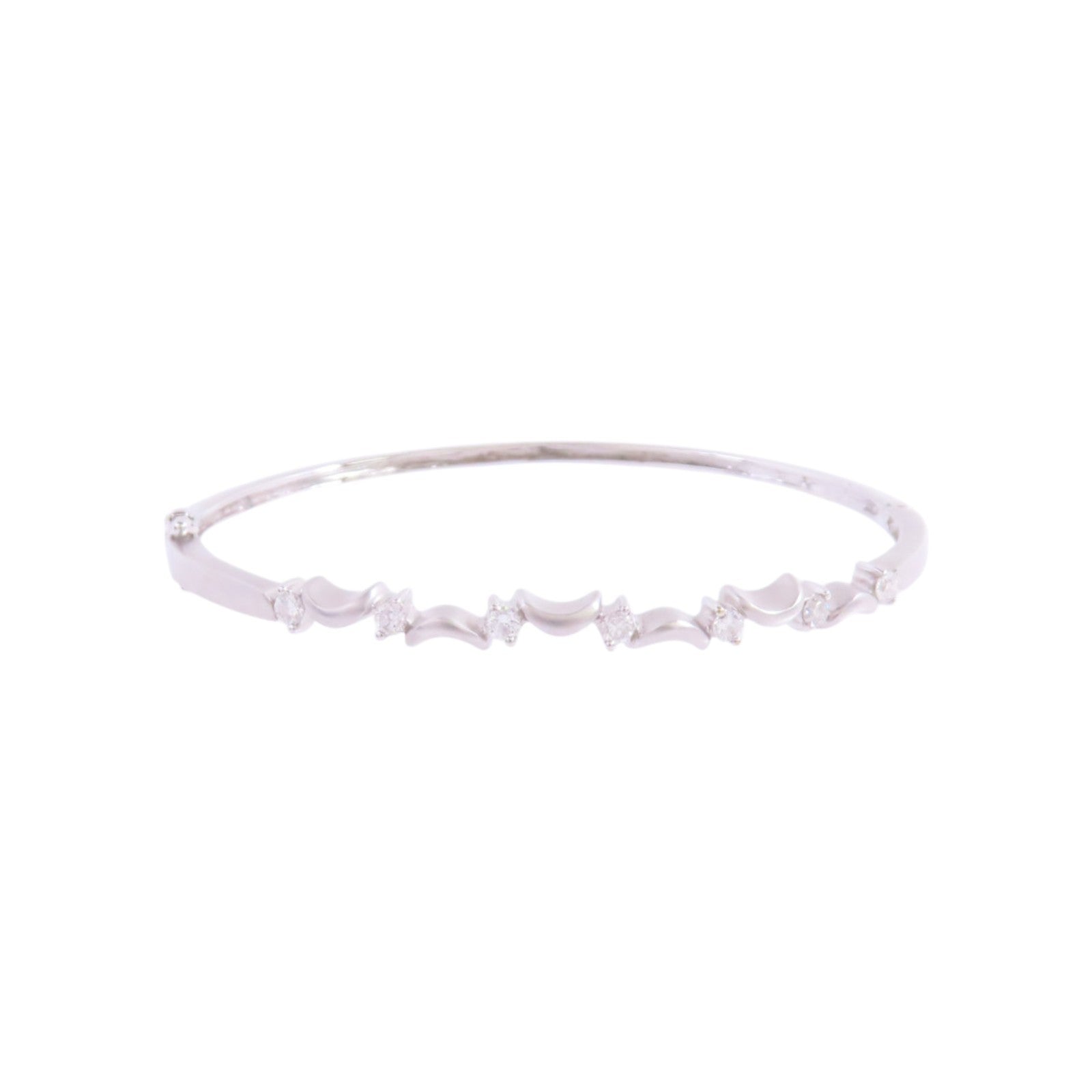 JEWELRY 【激減優惠】18K白金/鑽石Diamond Bangle手鐲