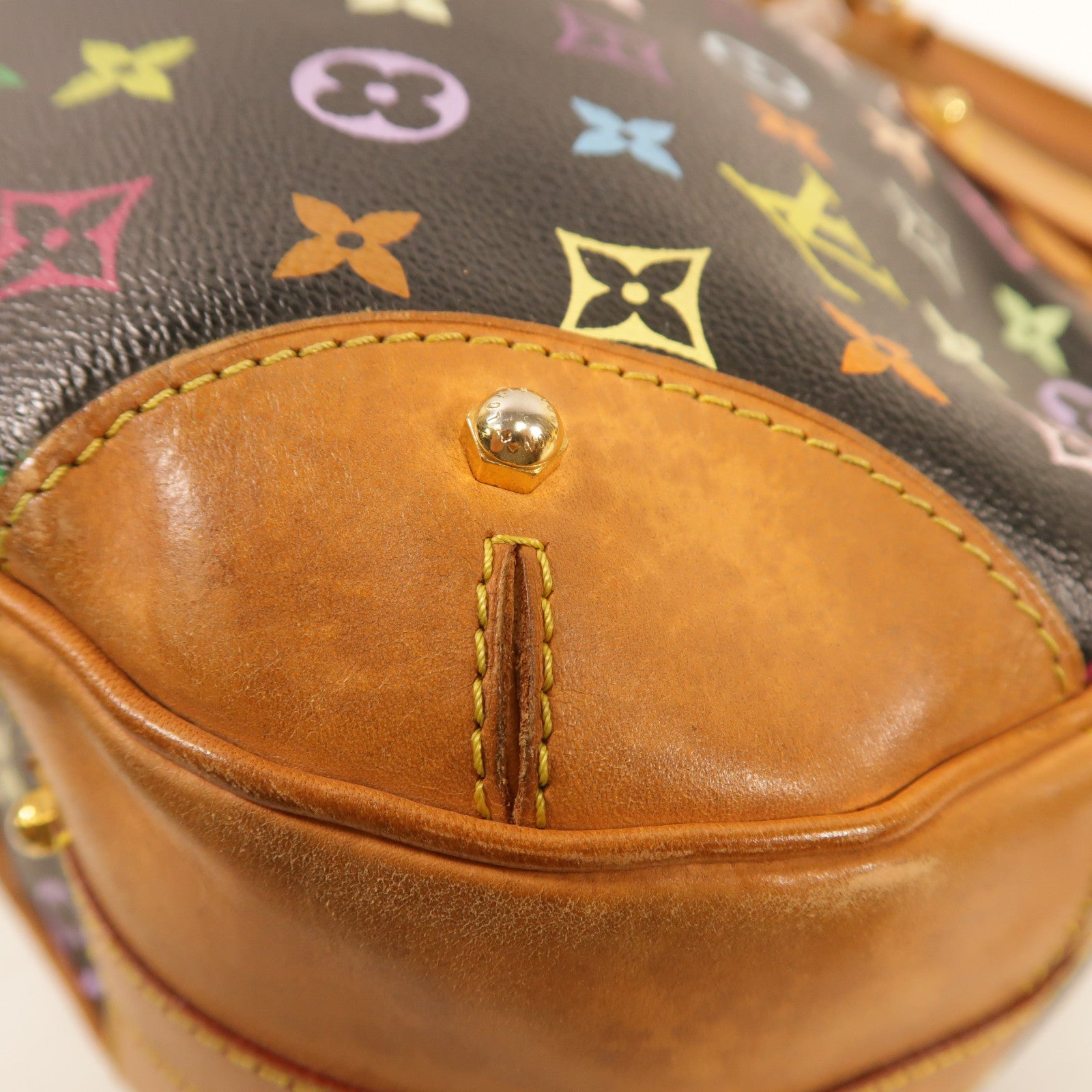 LOUIS VUITTON Monogram Multicolore Greta金扣肩背袋