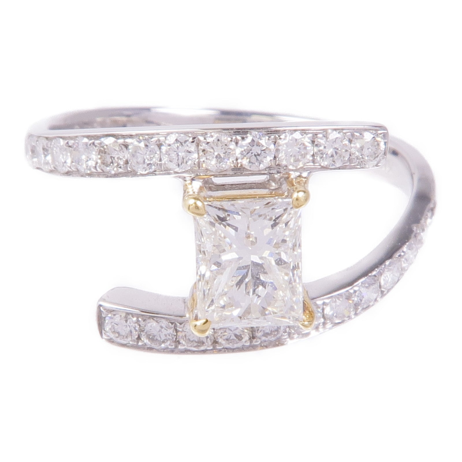 JEWELRY 【激減優惠】18K白金Diamond Ring鑽石戒指US#6.75