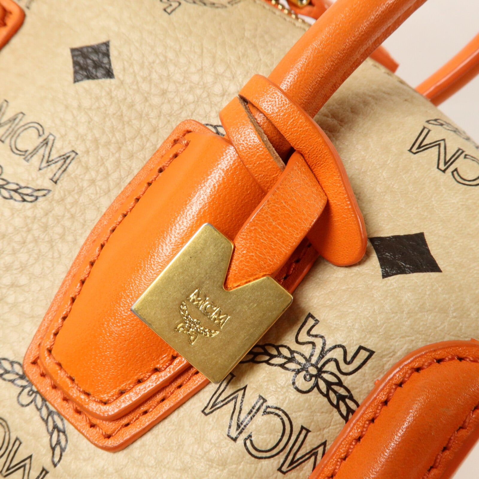 MCM 塗層帆布2 Way Shoulder手挽肩背兩用袋
