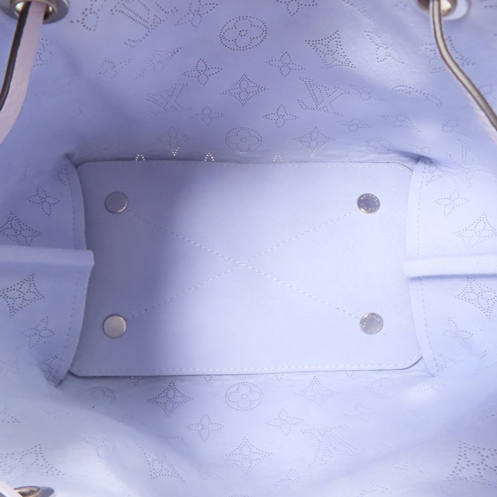 LOUIS VUITTON Monogram Mahina Bella銀扣手挽肩背兩用袋