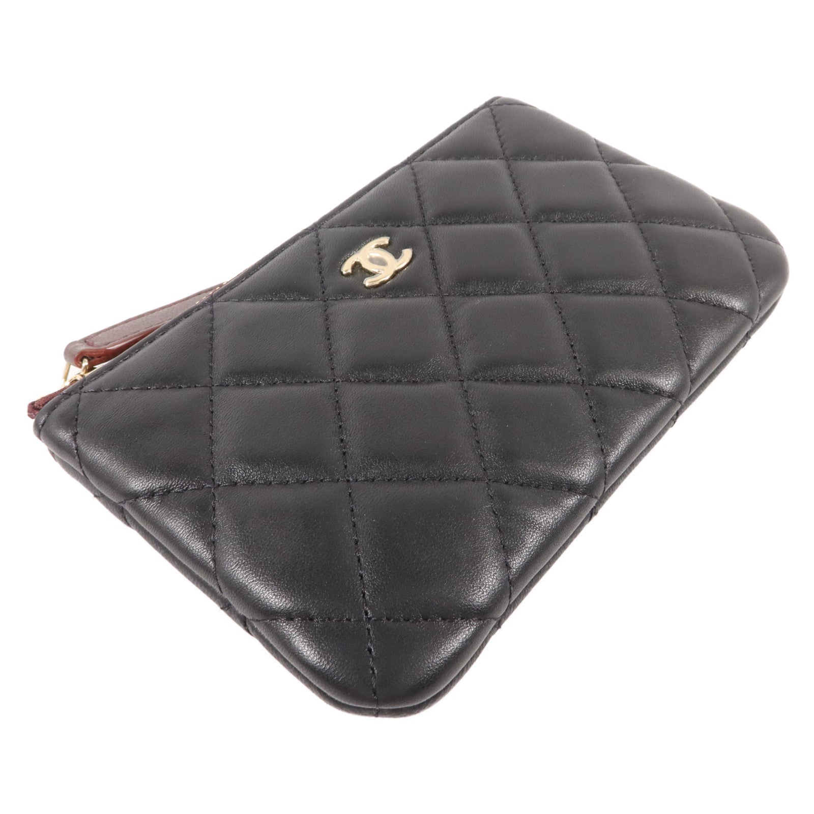 CHANEL 羊皮皮革Classic Mini Pouch小袋