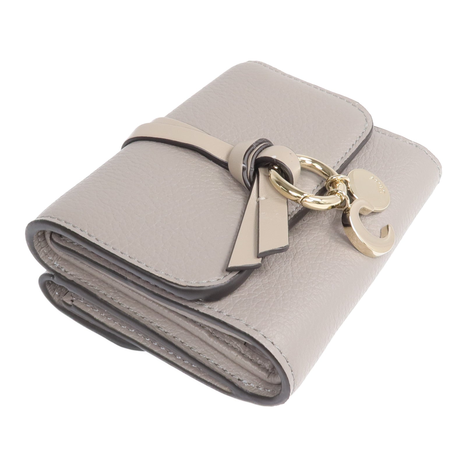 Chloe 牛皮皮革Wallet金扣錢包