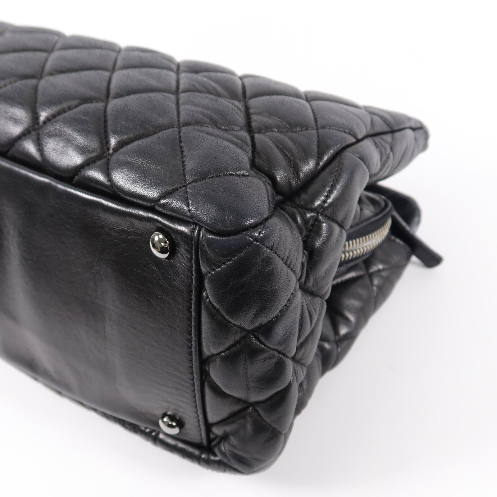 CHANEL 羊皮皮革Paris Moscow Tote鏈帶肩背袋