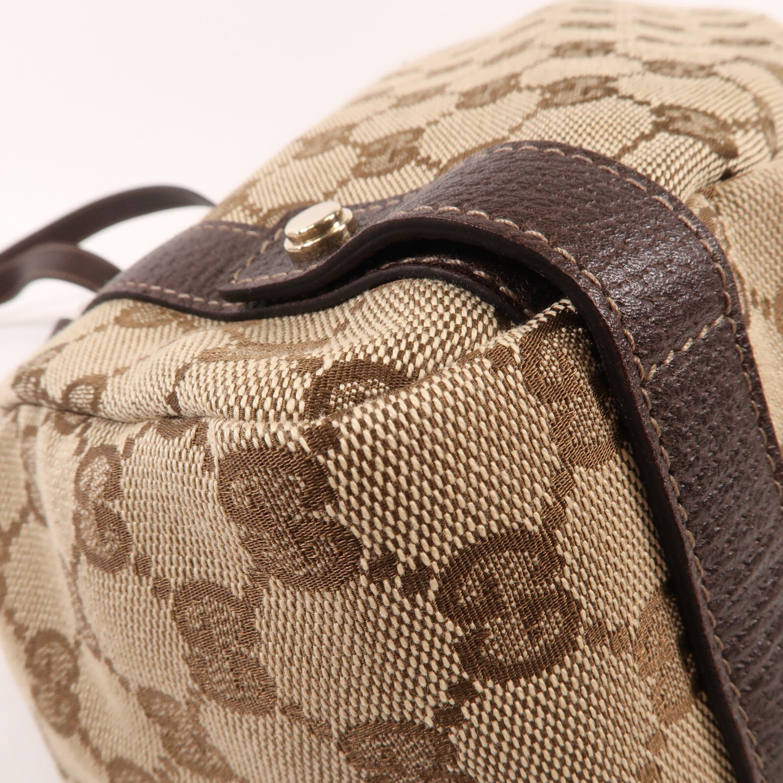 GUCCI 帆布Abbey金扣肩背袋