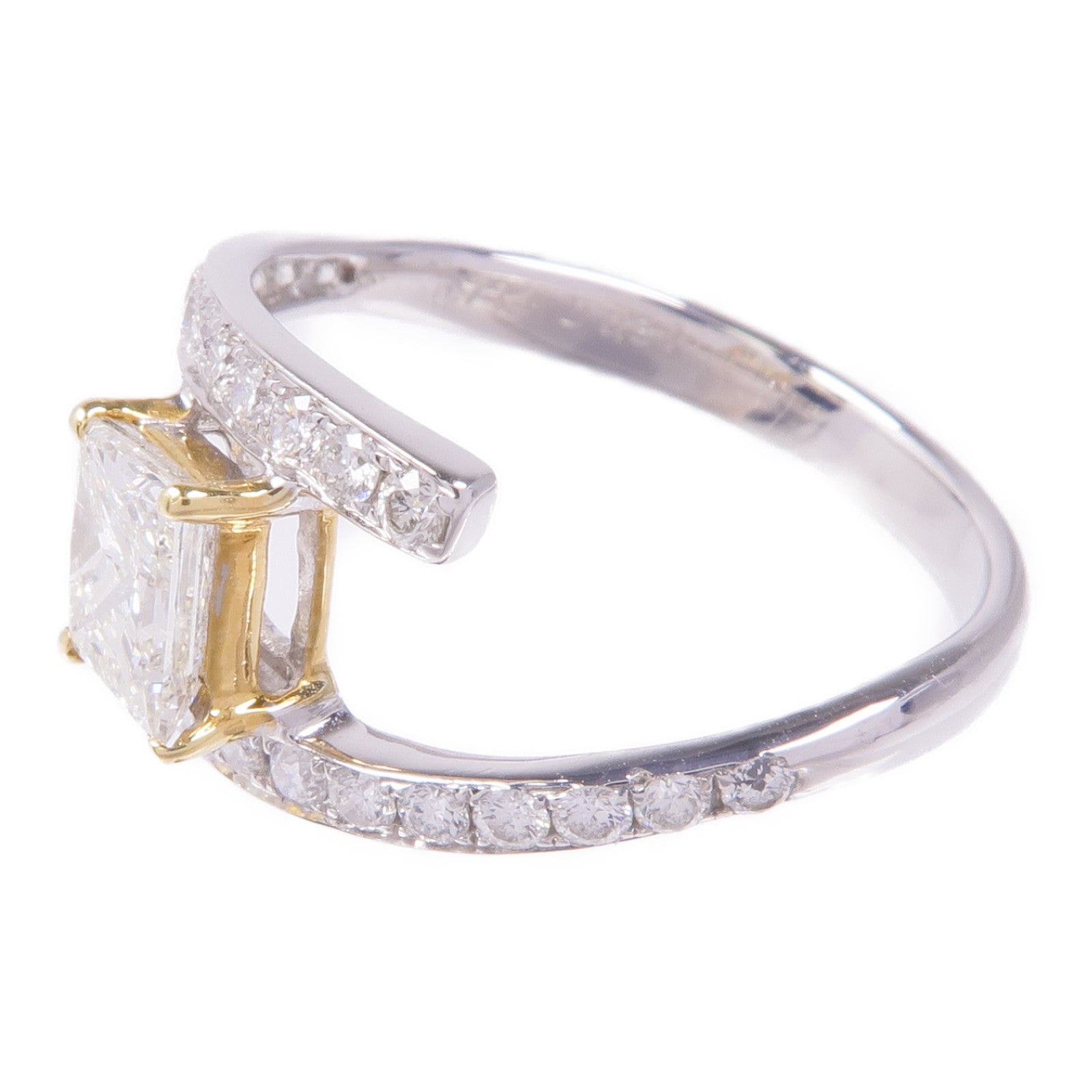 JEWELRY 【激減優惠】18K白金Diamond Ring鑽石戒指US#6.75