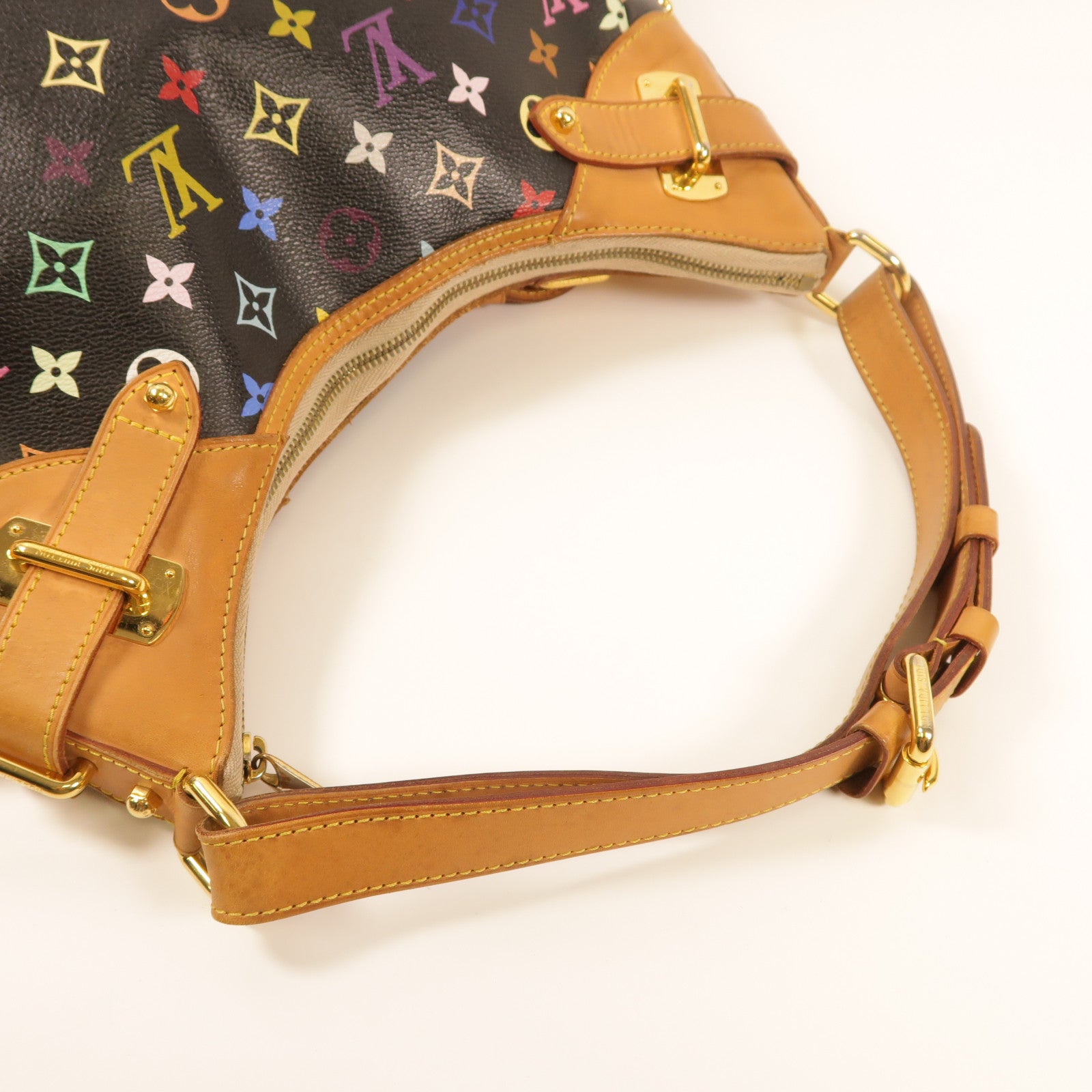 LOUIS VUITTON Monogram Multicolore Greta金扣肩背袋