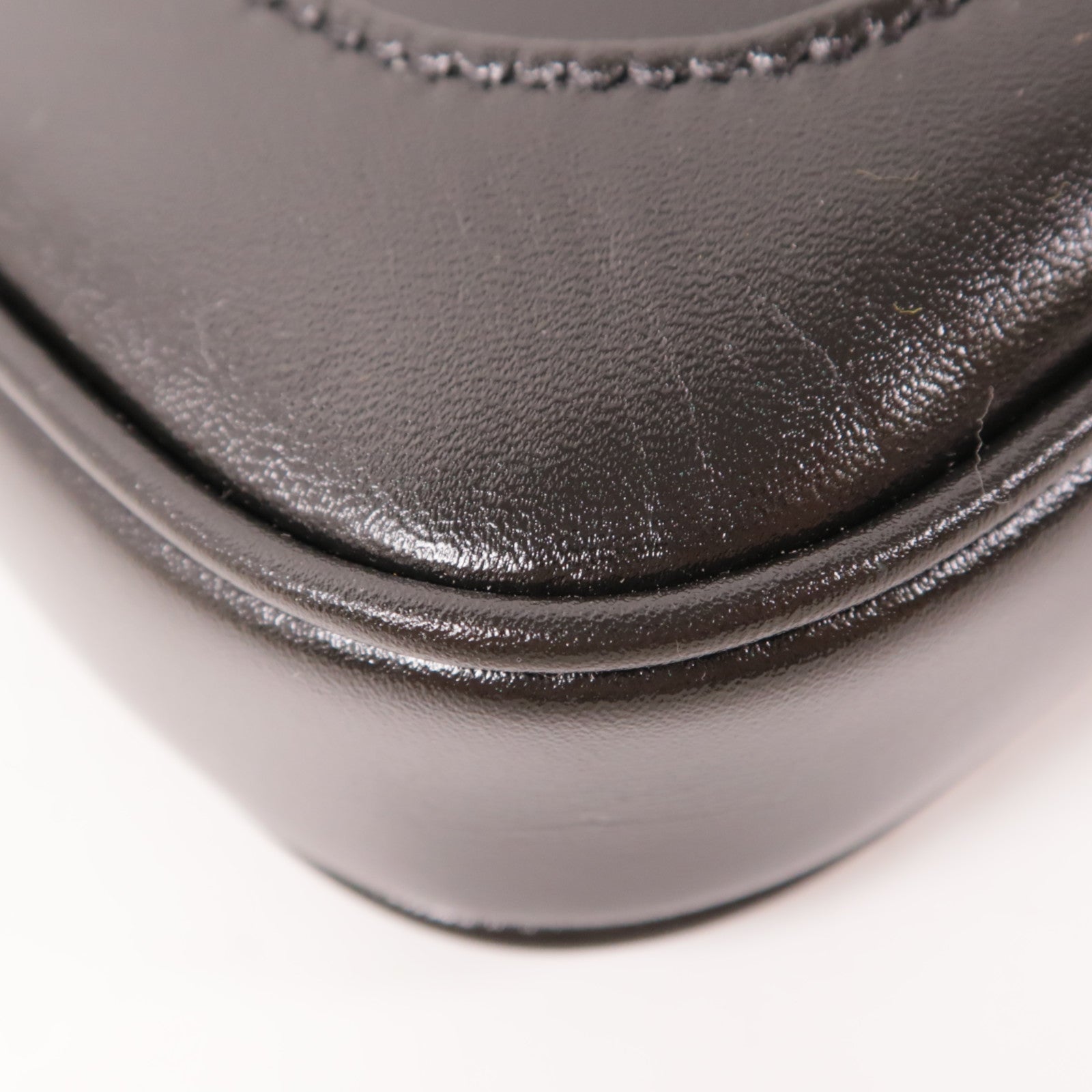 GUCCI GG GHW Jackie 1961 2 Way Shoulder Handbag 637091 10O0G Leather Black