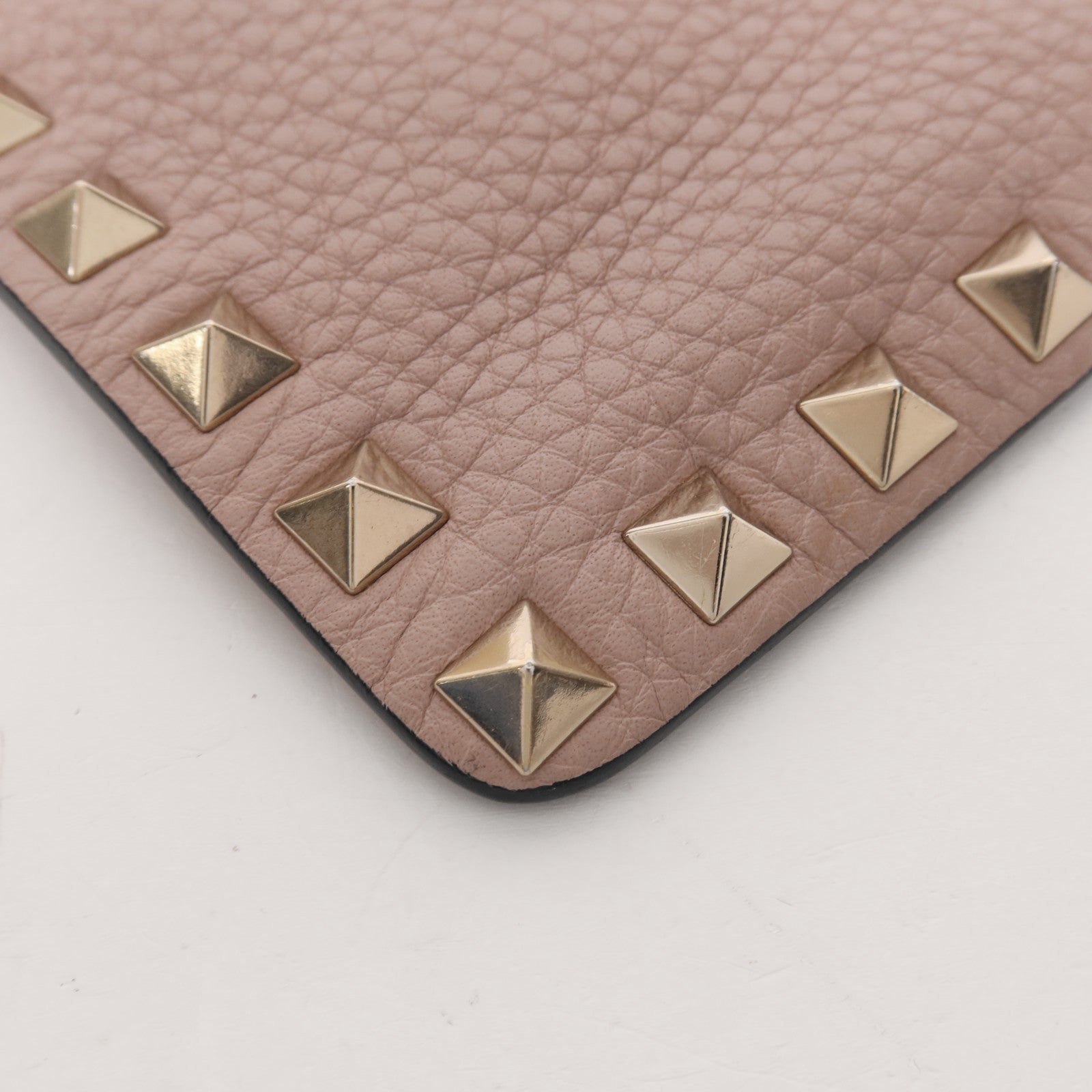 Valentino 牛皮皮革Clutch金扣手拿包