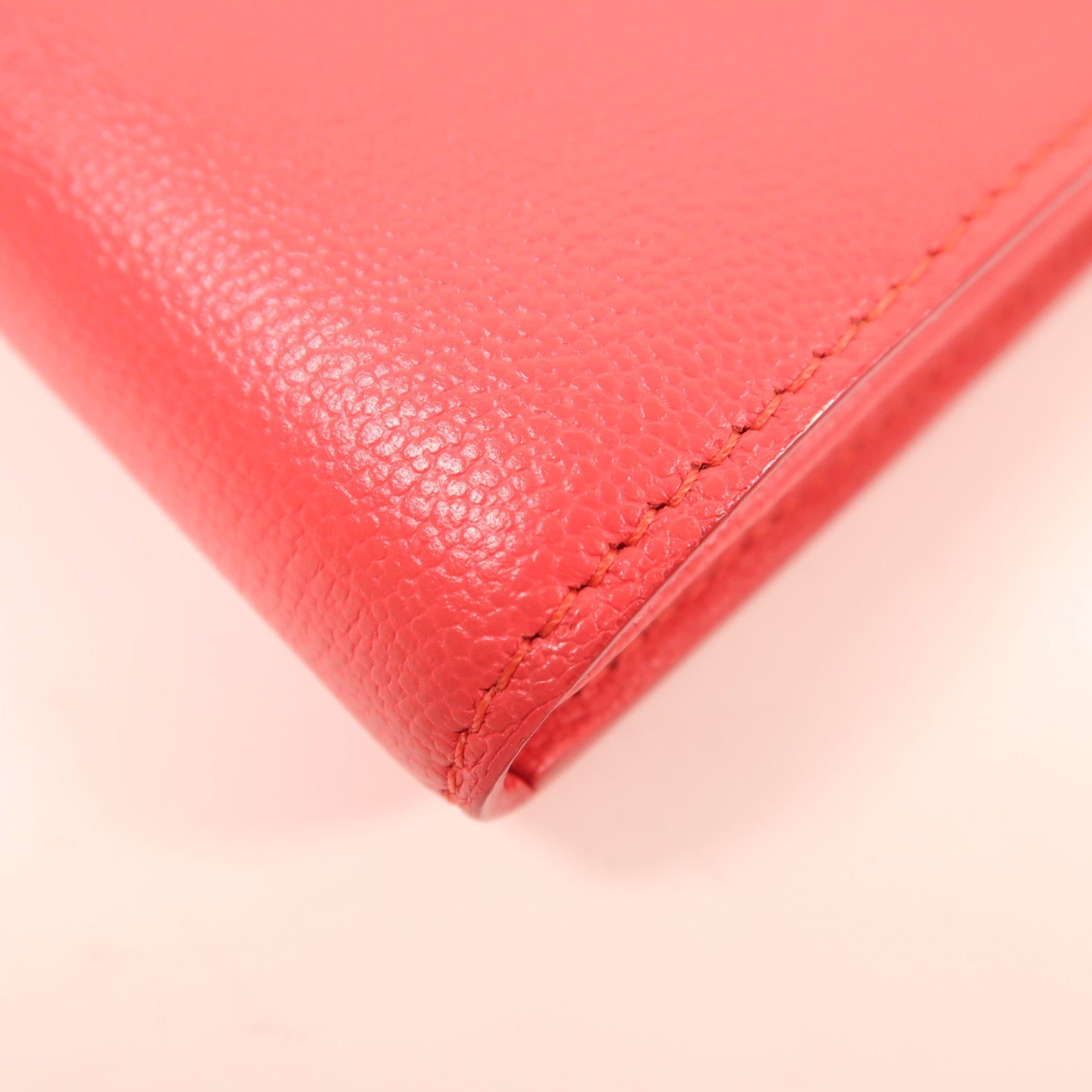 Delvaux 牛皮皮革Brillant Long Wallet銀扣長錢包