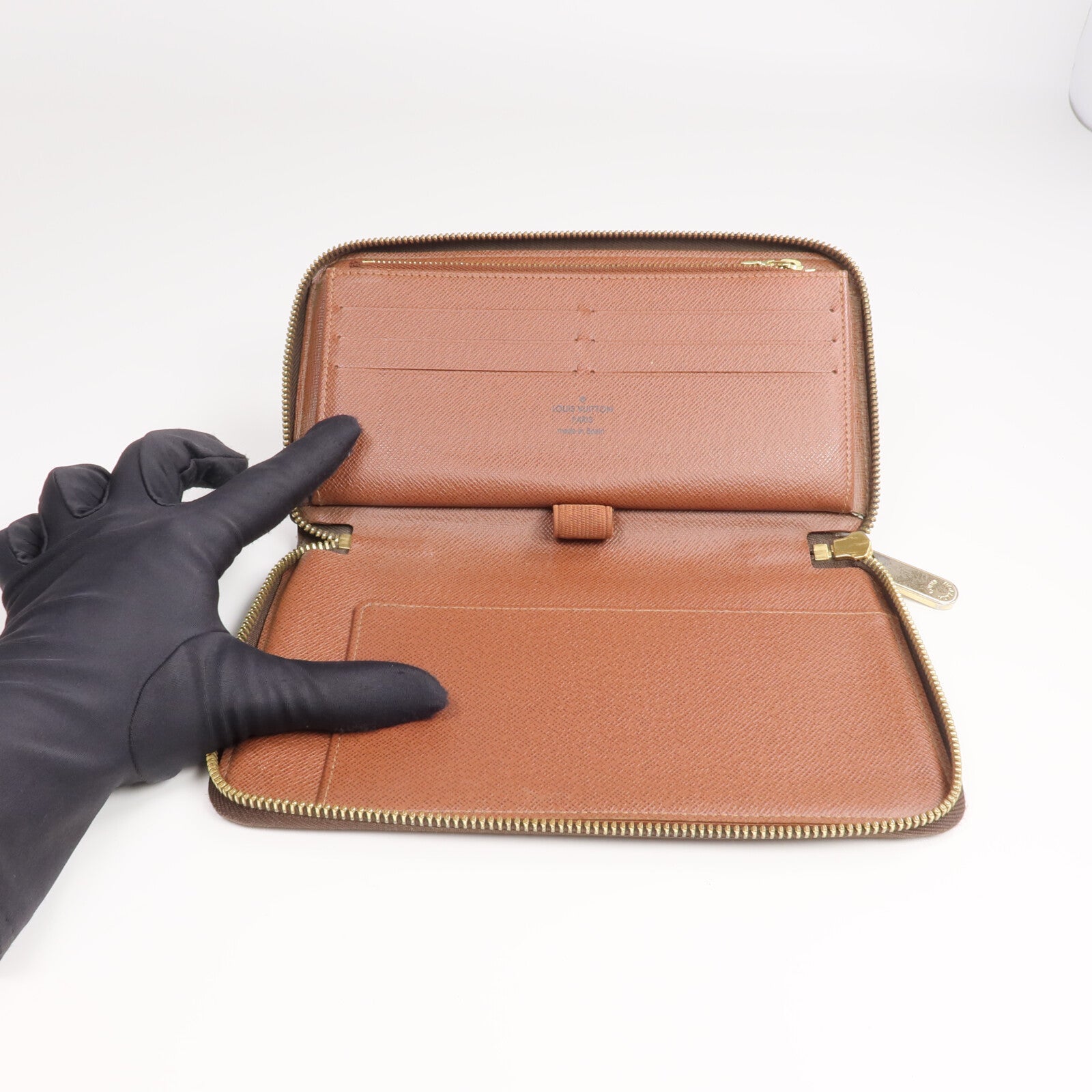 LOUIS VUITTON Monogram Zippy Organizer金扣長錢包