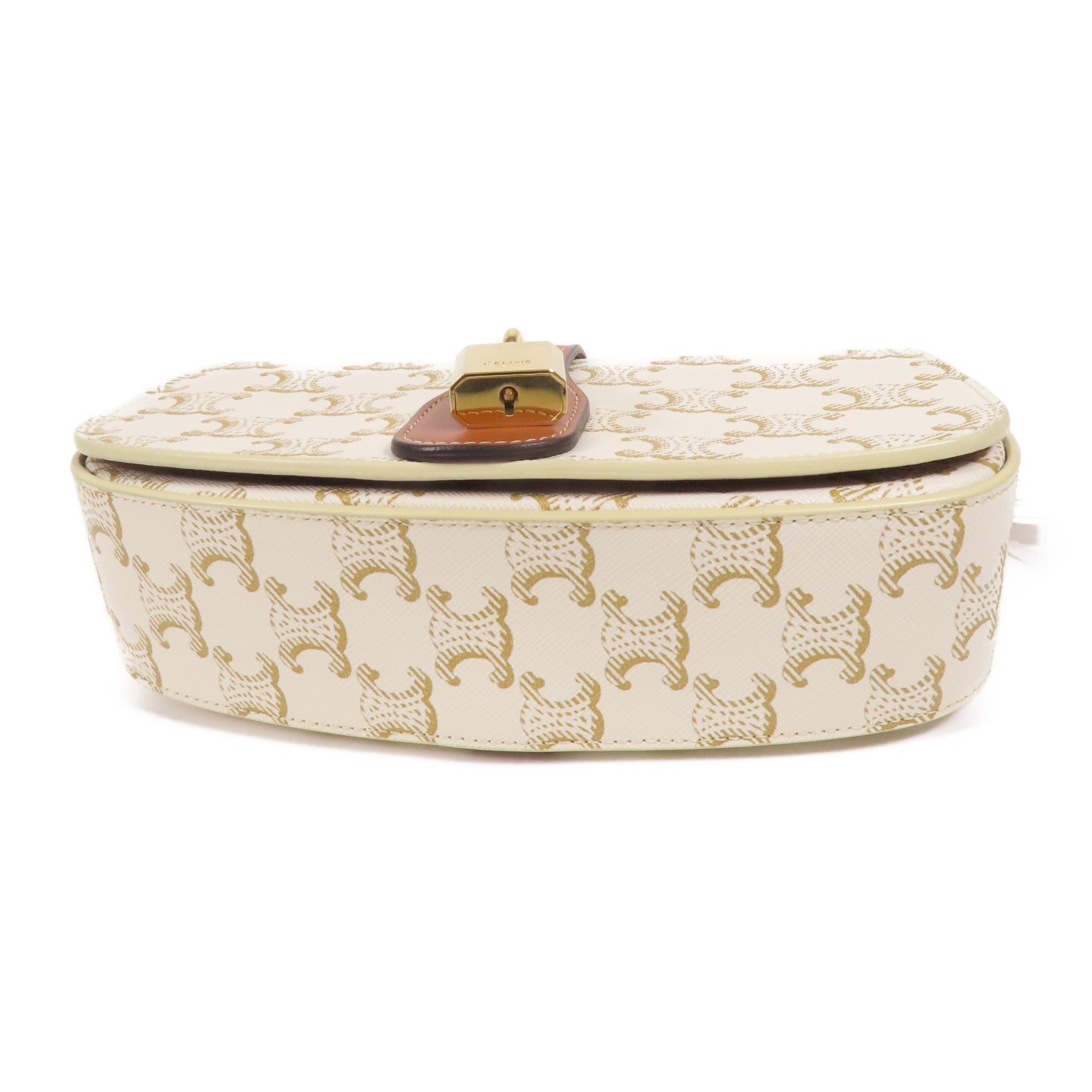 CELINE 塗層帆布Tabou Bag金扣手挽肩背兩用袋